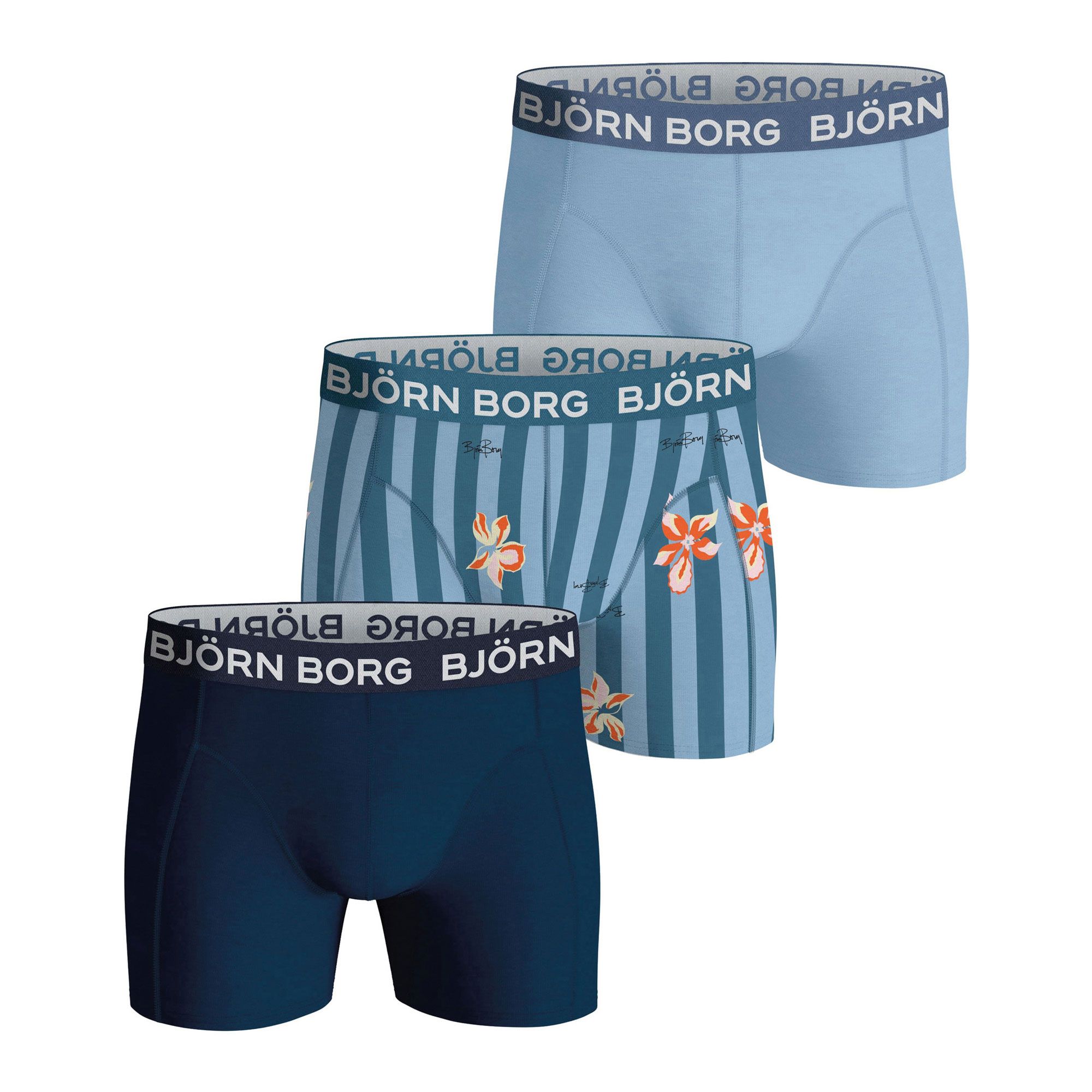 Björn Borg Cotton Stretch Boxershorts Heren (3-pack)
