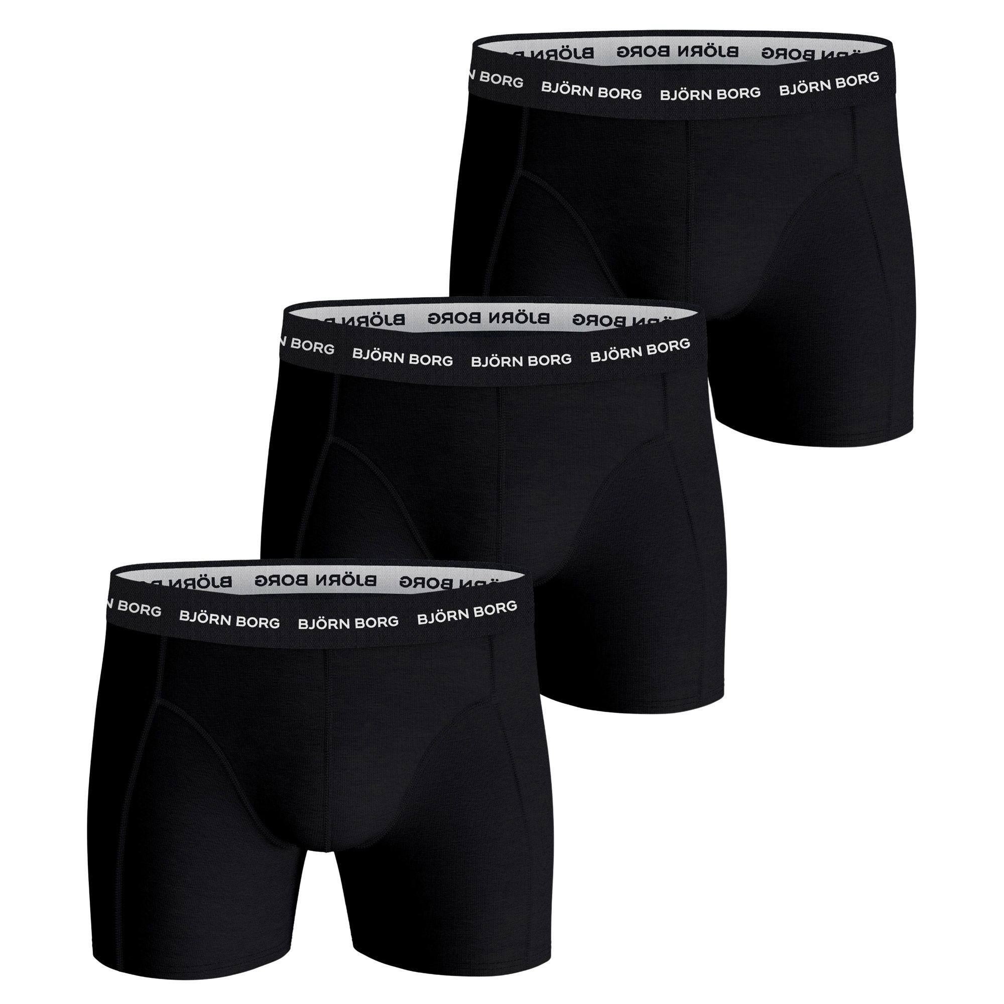 Björn Borg Cotton Stretch Boxershorts Heren (3-pack)