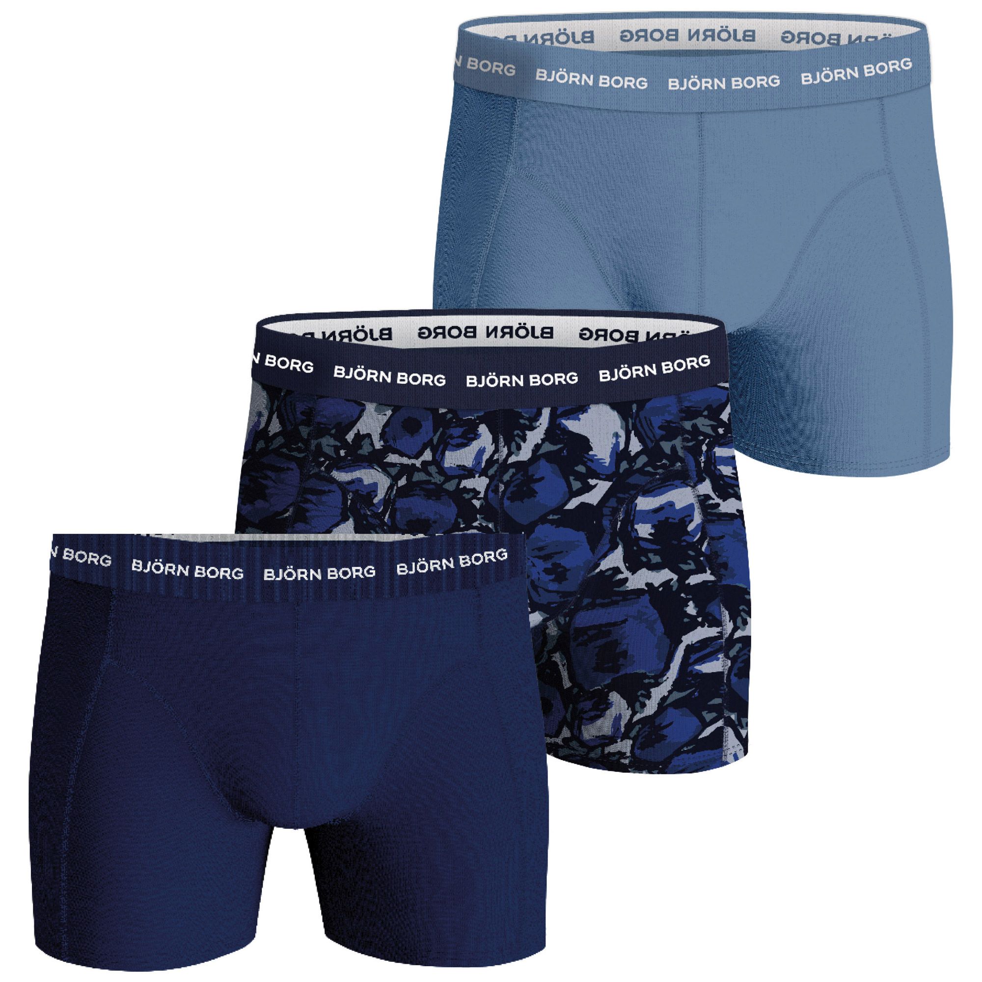 Björn Borg Cotton Stretch Boxershorts Heren (3-pack)