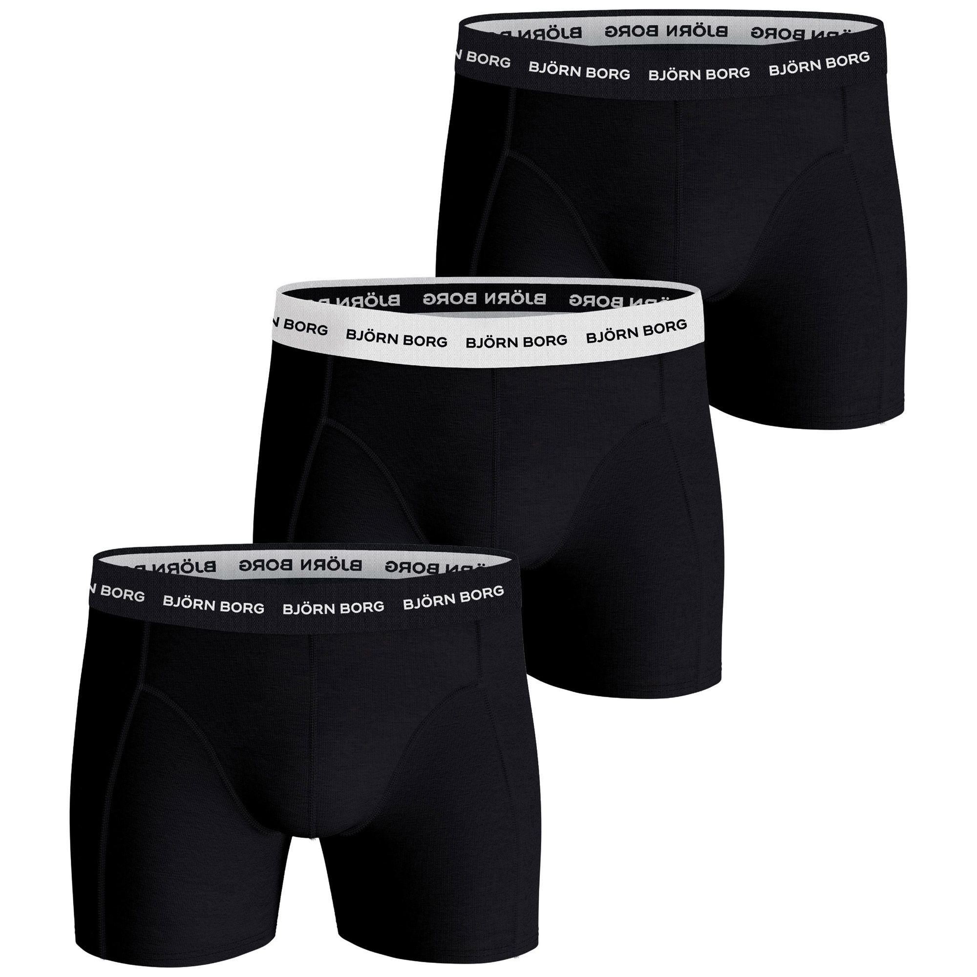 Björn Borg Cotton Stretch Boxershorts Heren (3-pack)