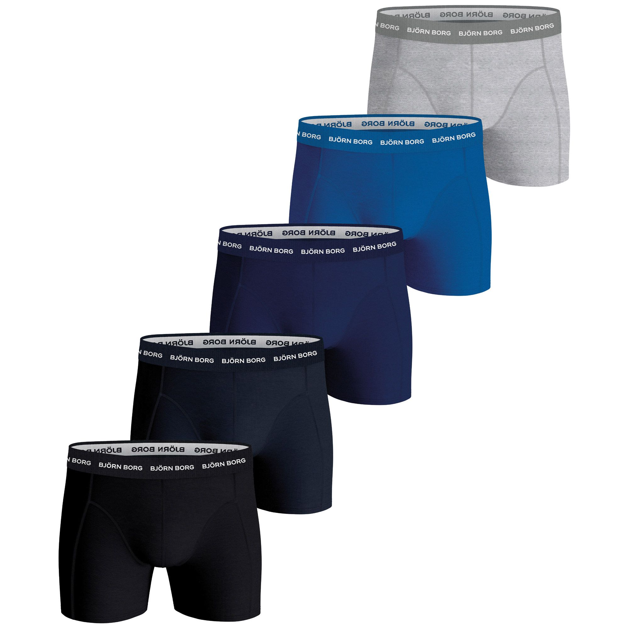 Björn Borg Cotton Stretch Boxershorts Heren (5-pack)