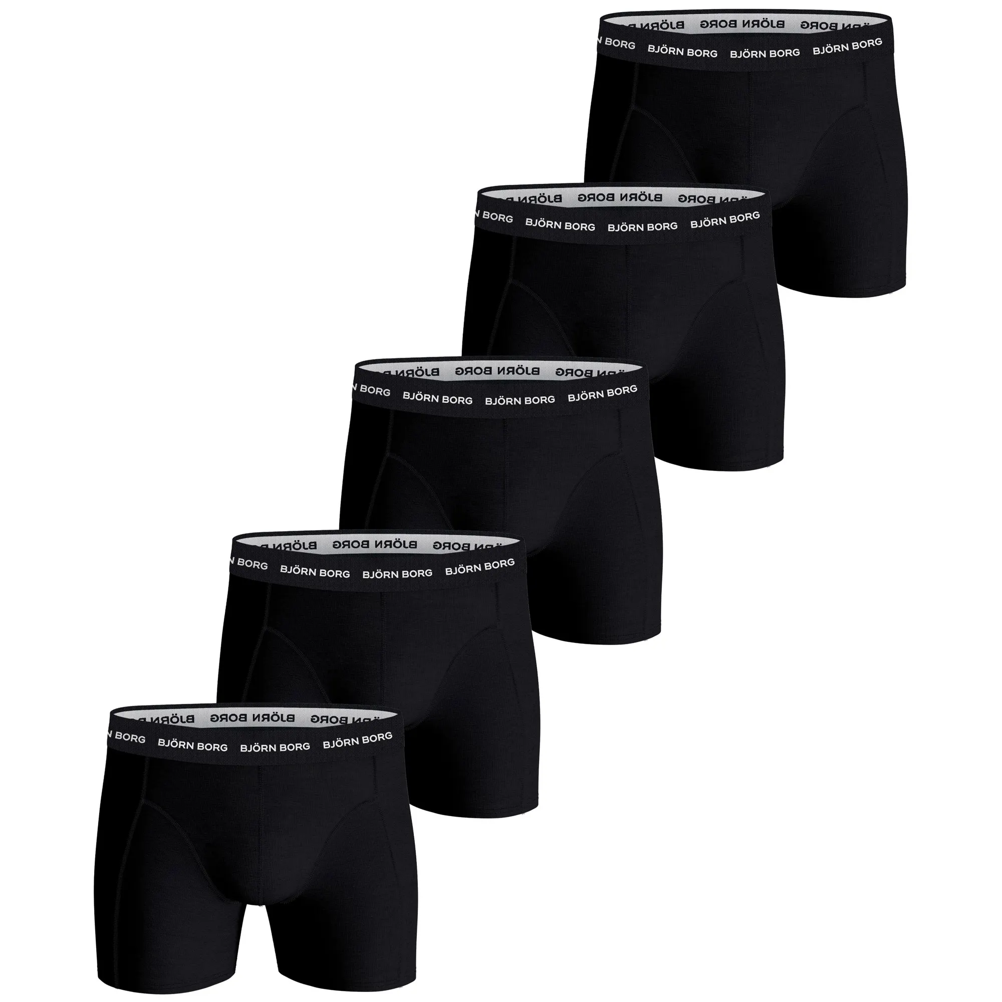 Björn Borg Cotton Stretch Boxershorts Heren (5-pack)