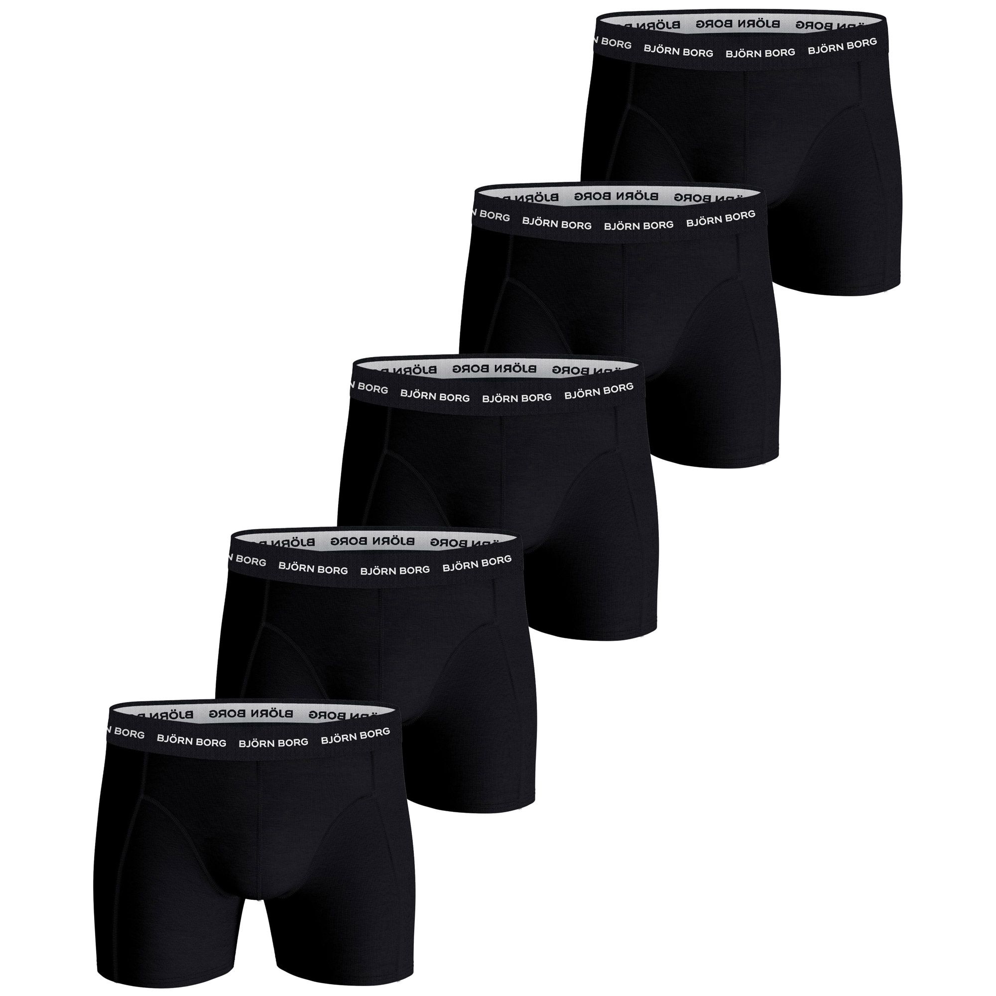 Björn Borg Cotton Stretch Boxershorts Heren (5-pack)