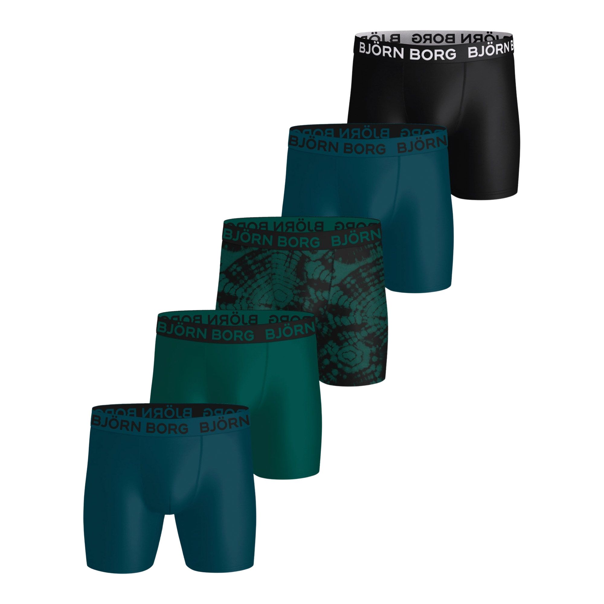 Björn Borg Sports Microfiber Boxershorts Herren (5-pack)