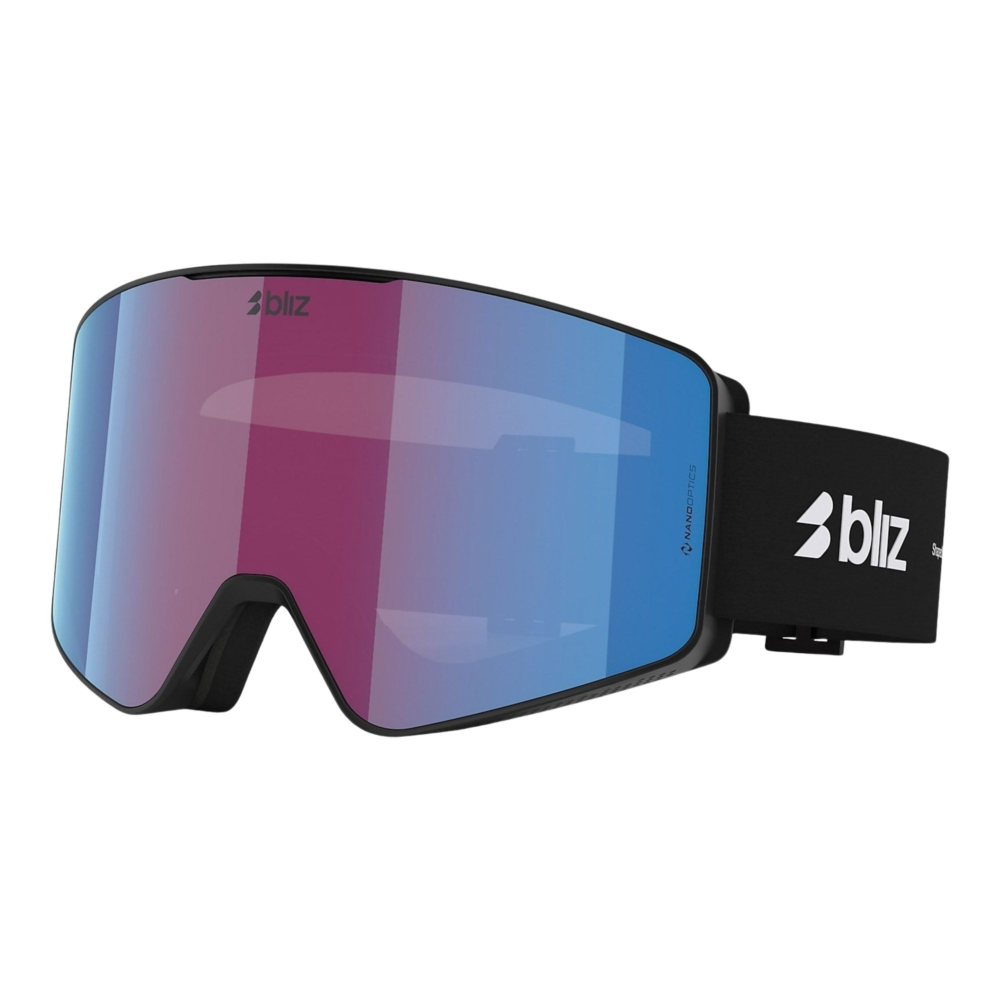 Skibril CASCADE Black Matte - Vermillon Gun Cat 2