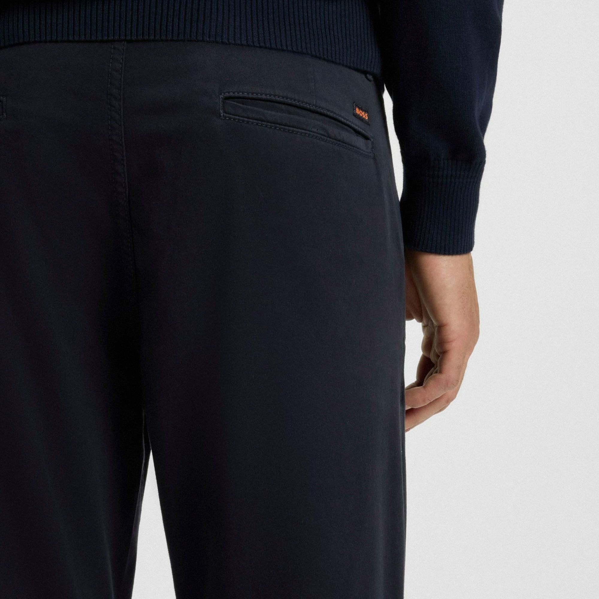 Boss Slim Satin Stretch Chino Heren