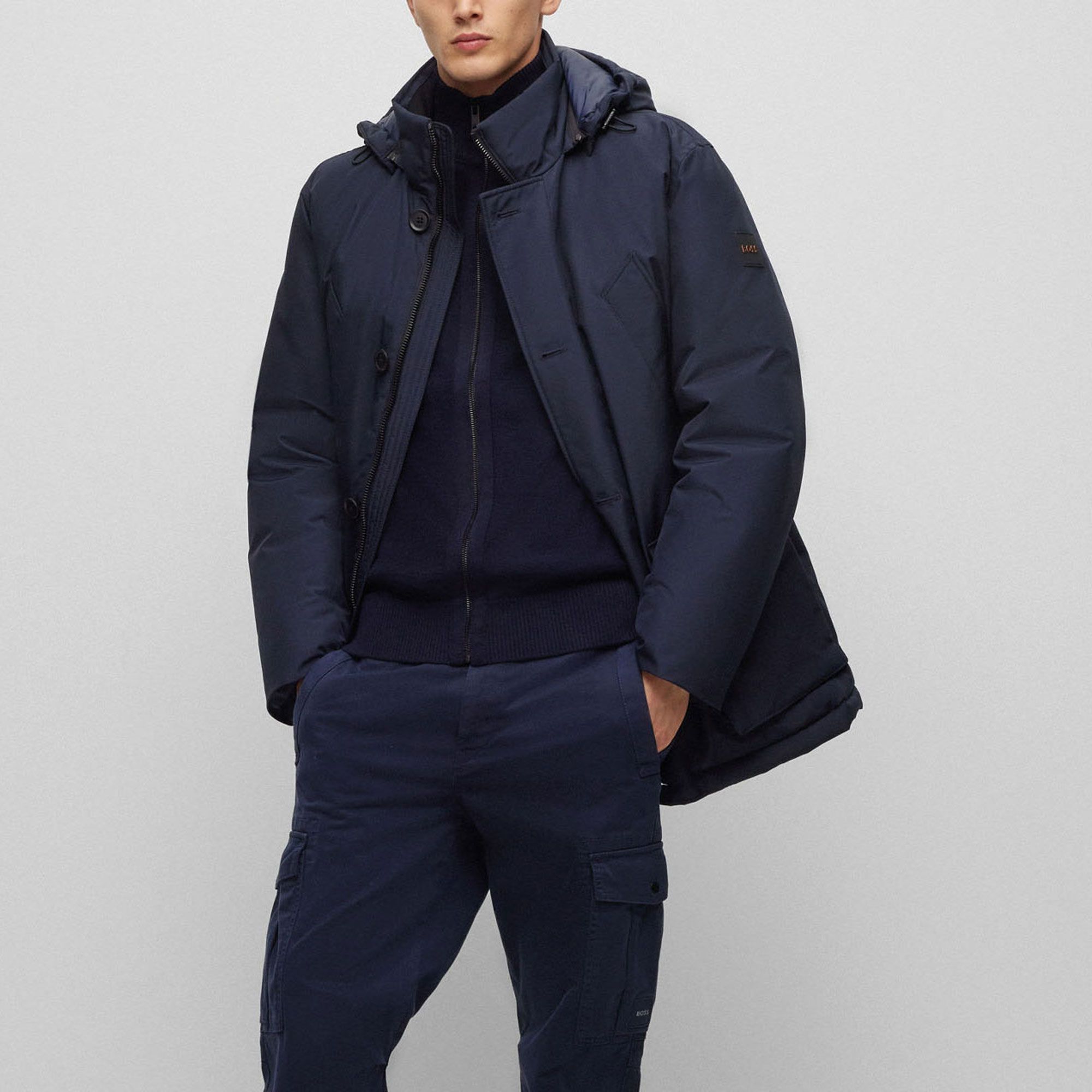 Boss Osiass Parka Winterjas Heren