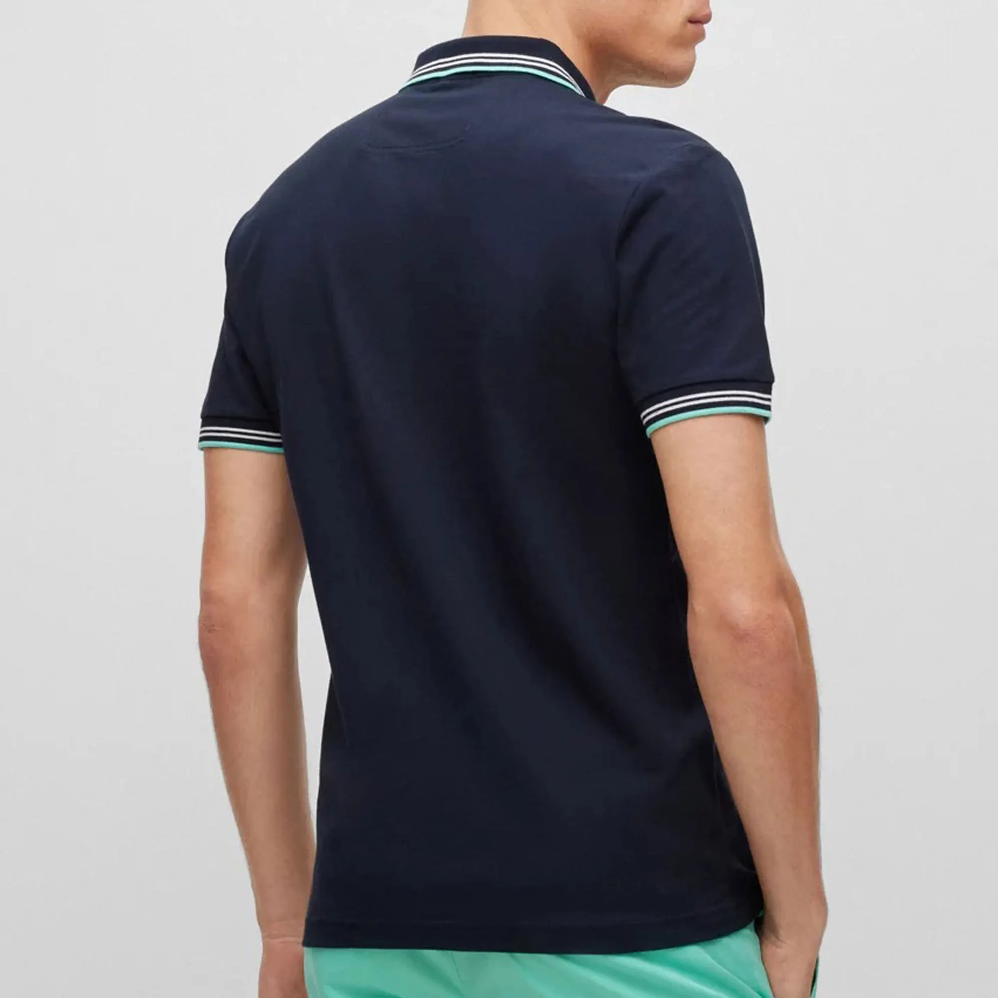 Boss Paul Curved Logo Polo Heren