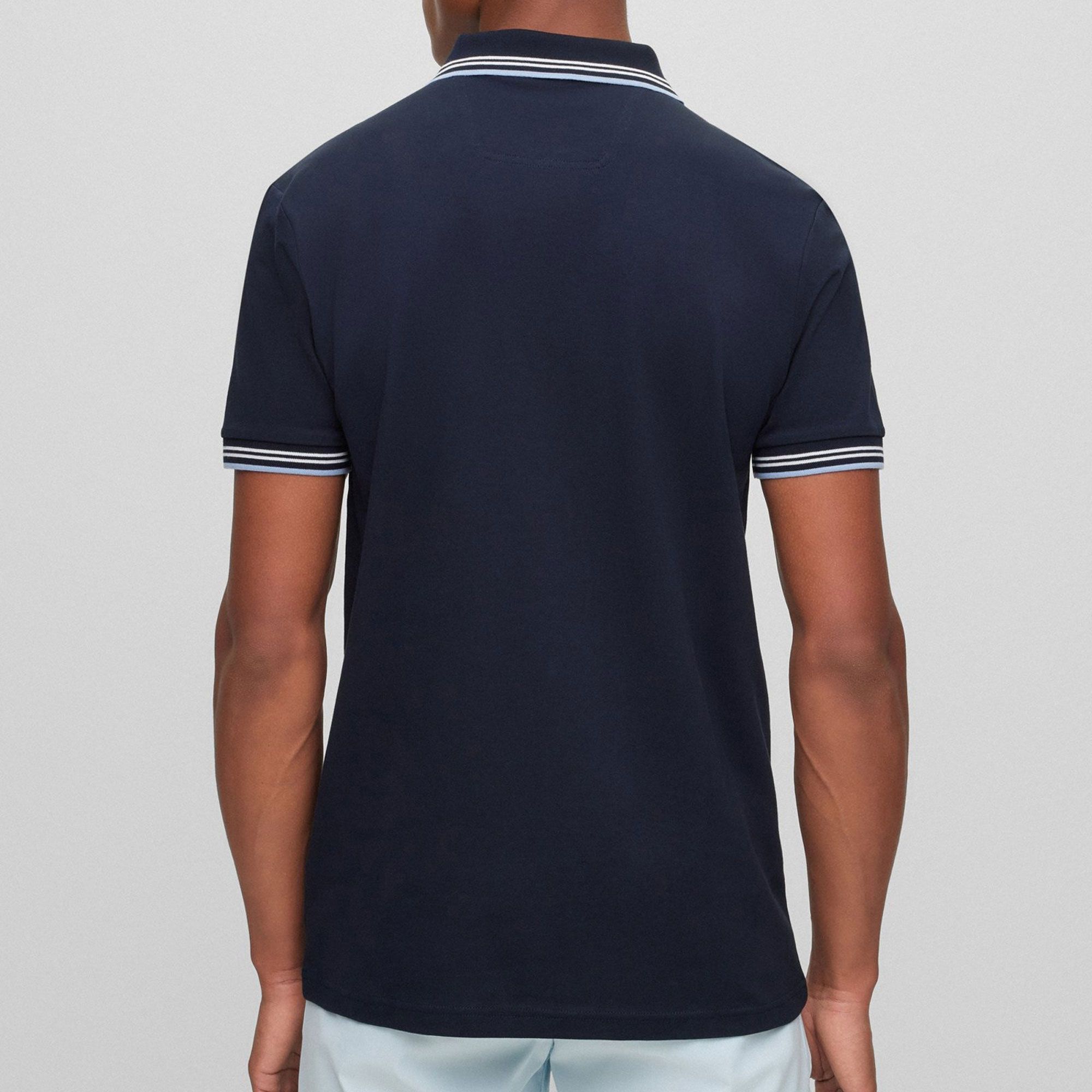 Boss Paul Curved Logo Polo Heren