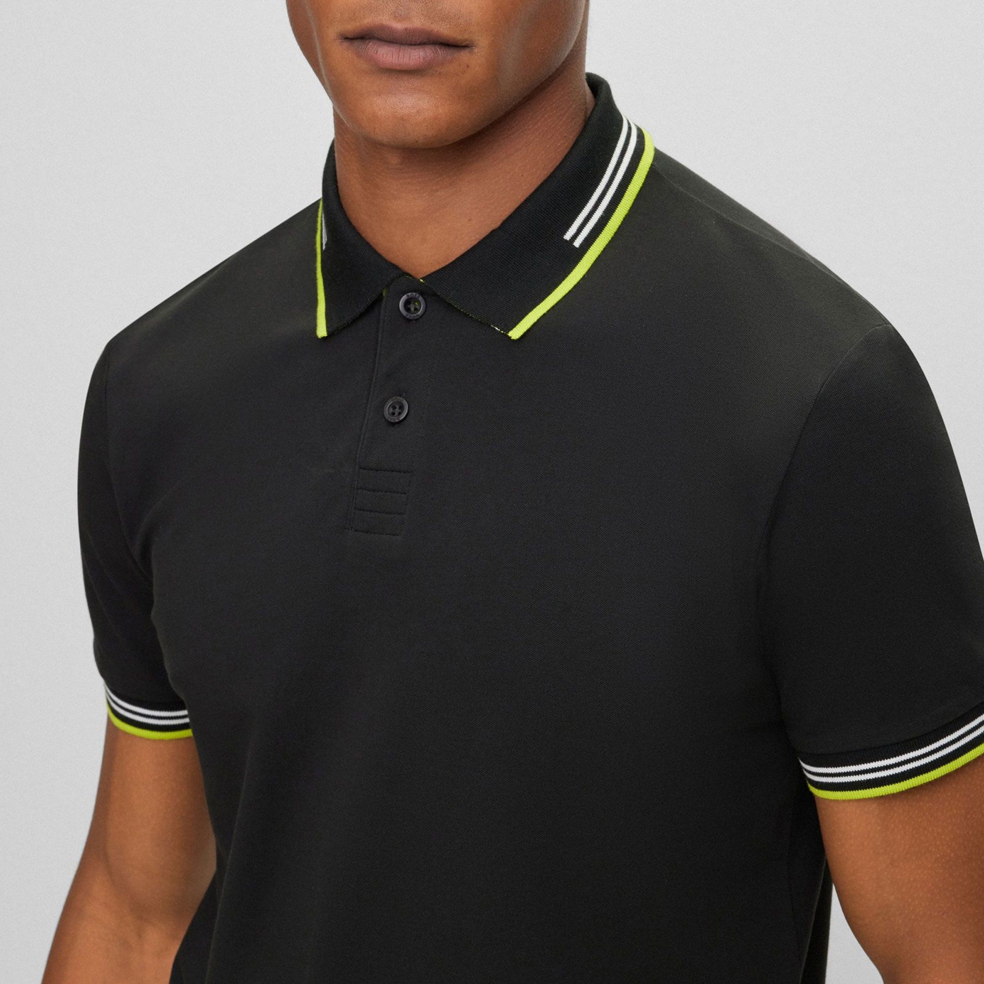 Boss Paul Curved Logo Polo Heren