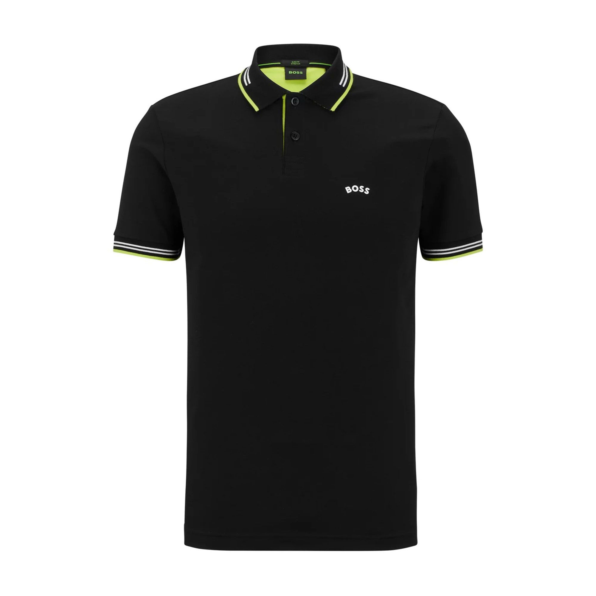 Boss Paul Curved Logo Polo Heren