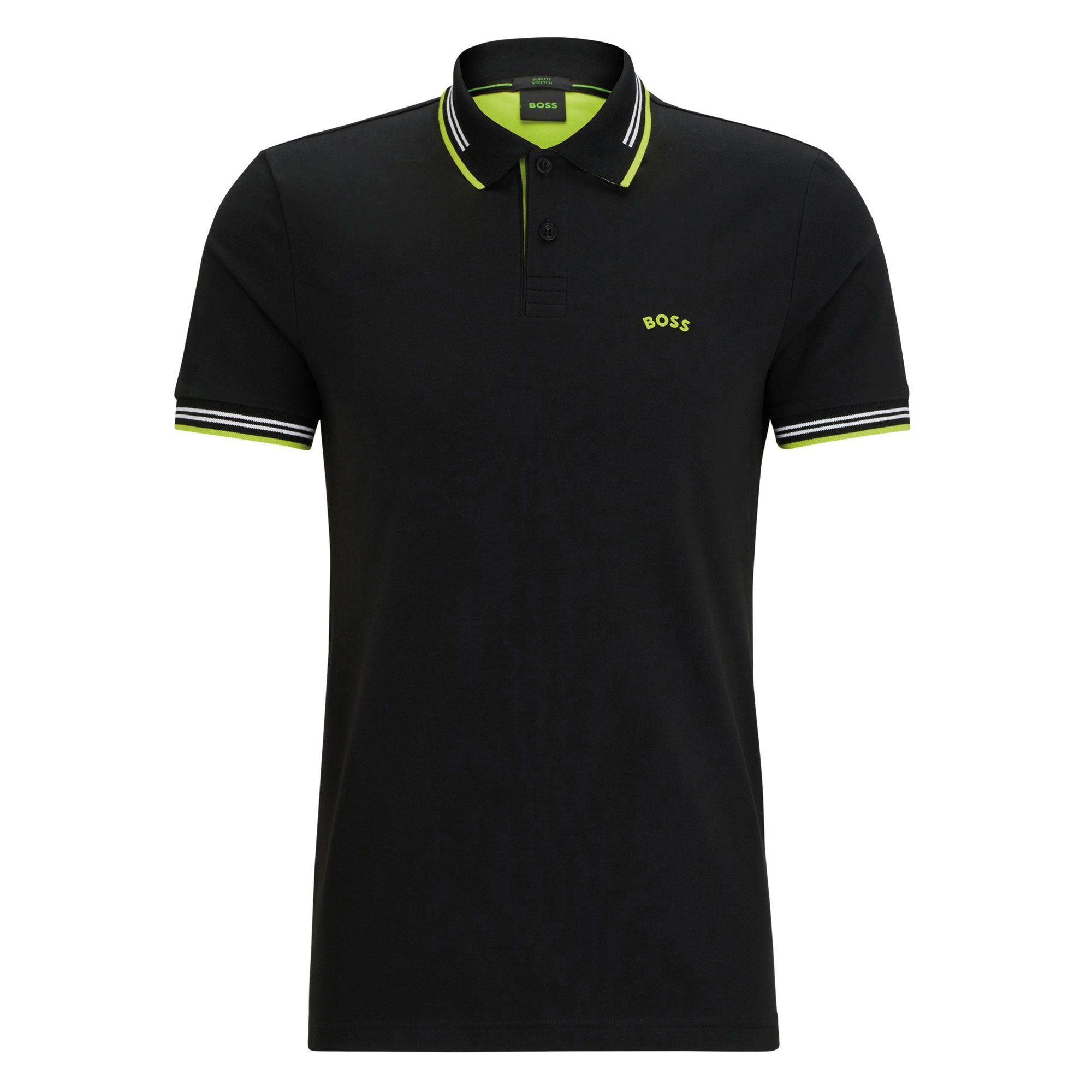 Boss Paul Curved Logo Polo Heren