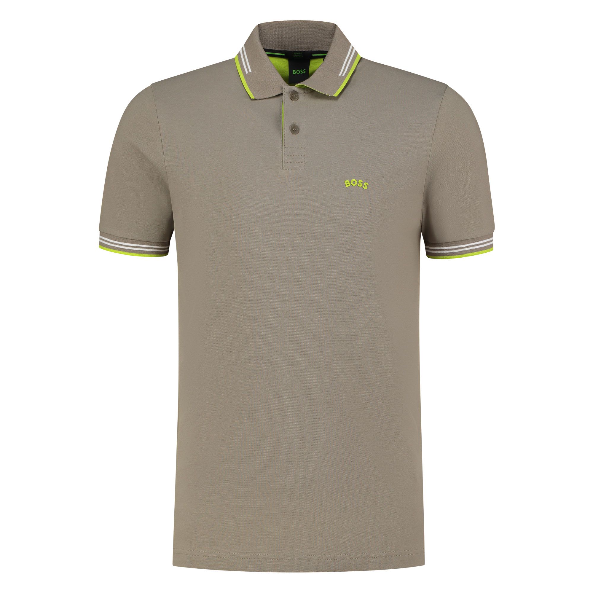 Polo Boss Paul Curved Logo