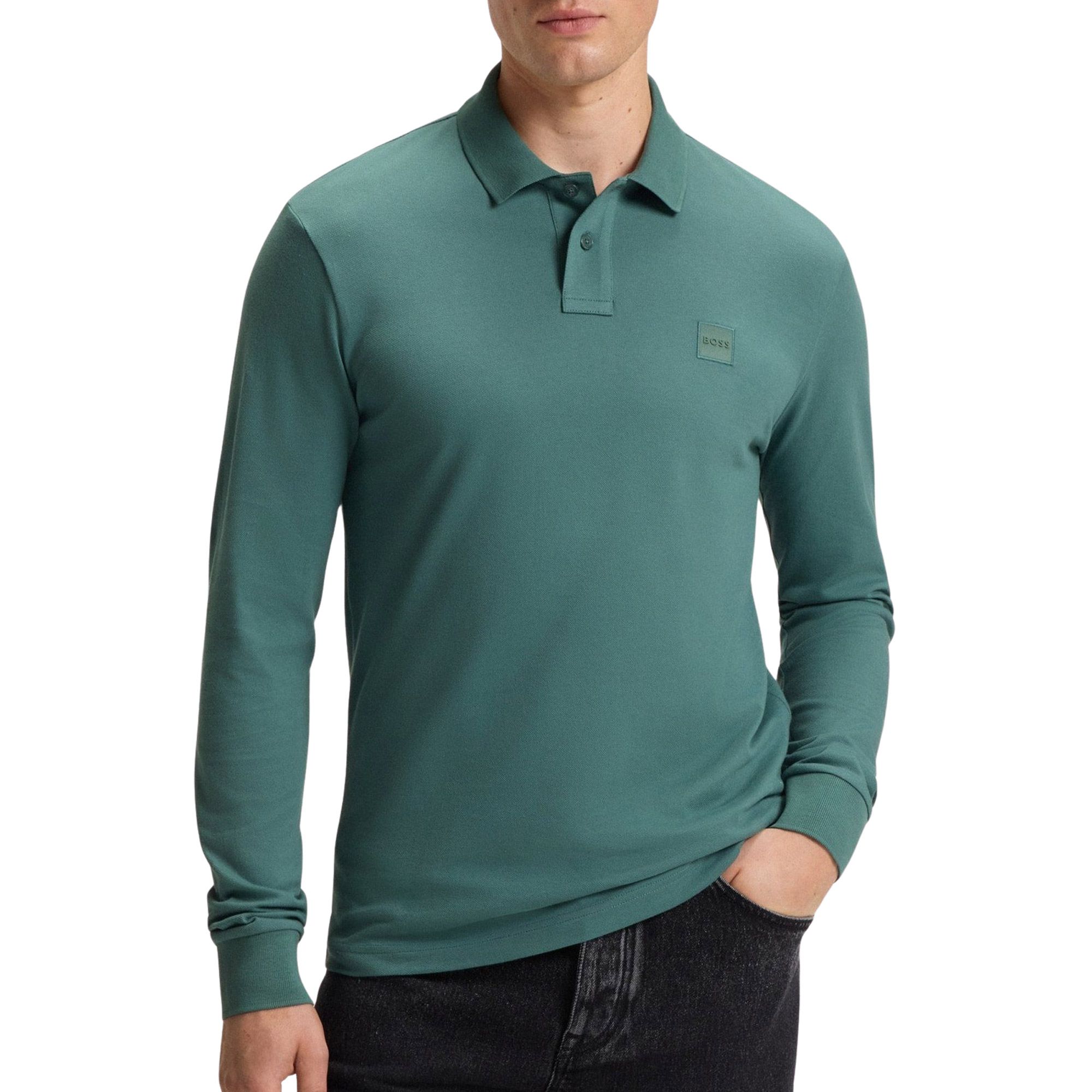 Boss Passerby Longsleeve Polo Heren