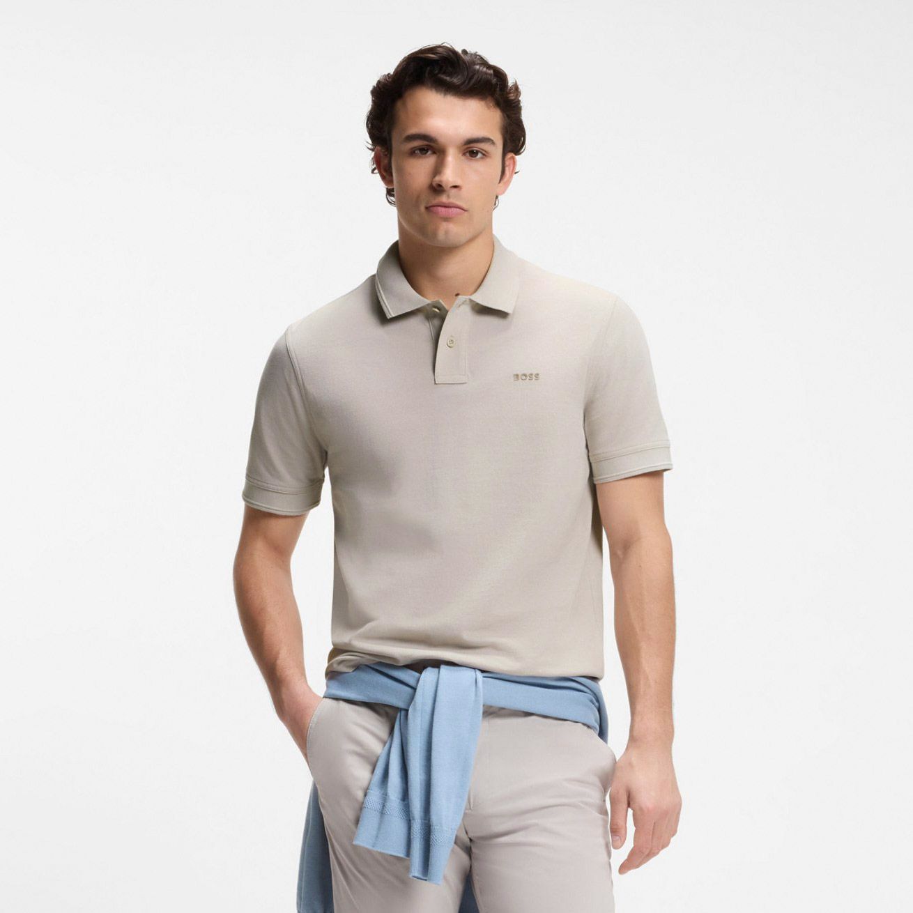 Boss Prime Pique Polo Heren
