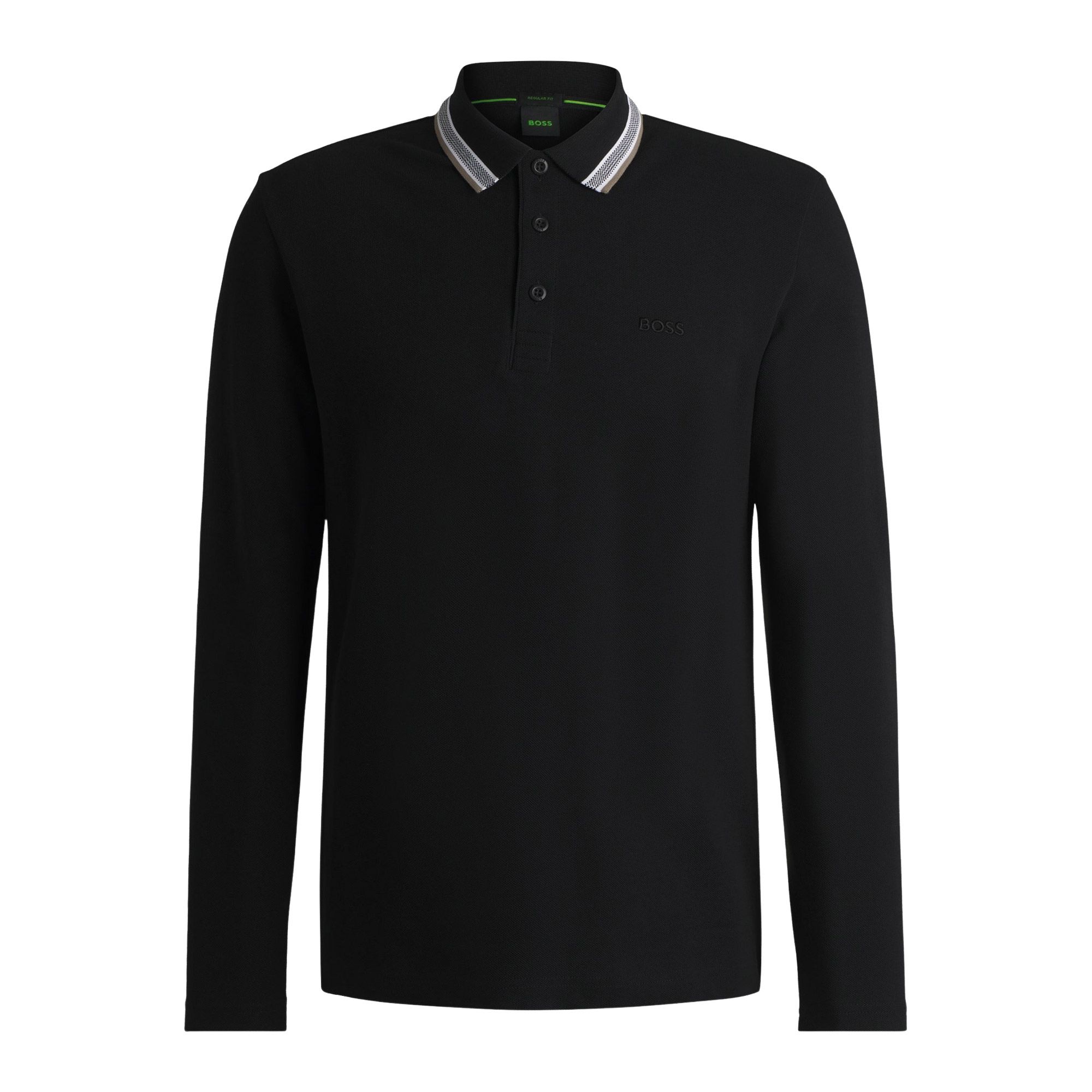 Boss Plisy Longsleeve Polo Heren 