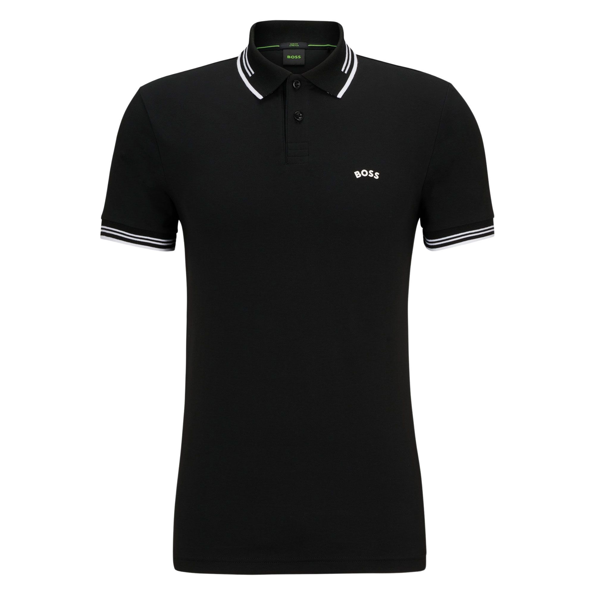 Boss Paul Curved Logo Polo Heren