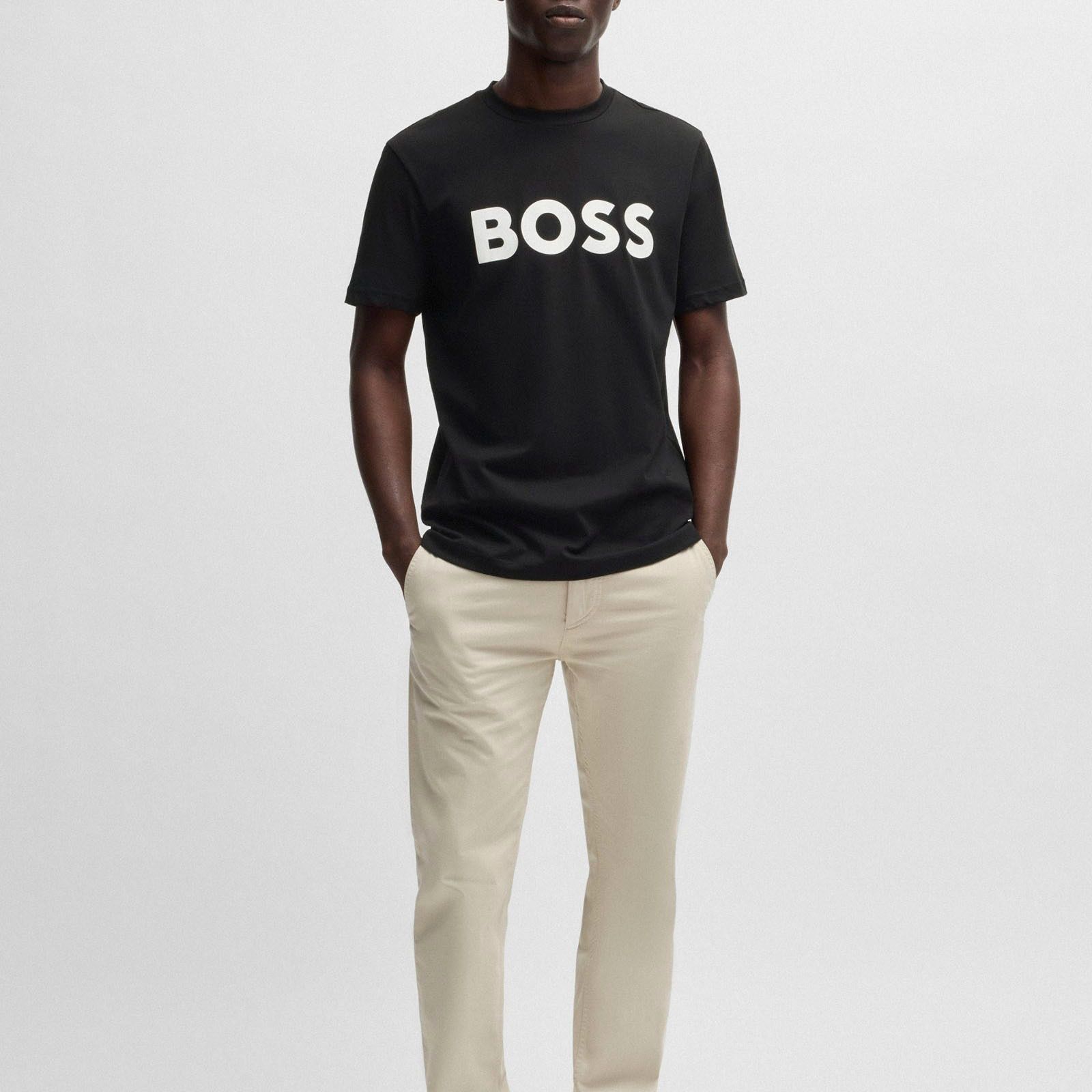 Boss Thinking T-shirt Heren