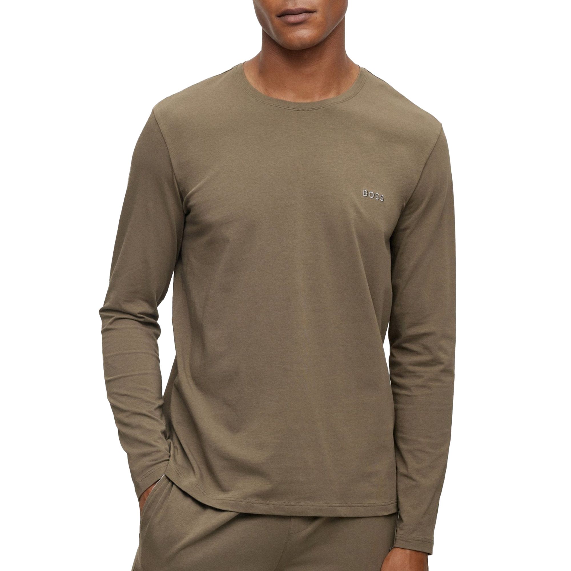 BOSS Mix&Match T-shirt Pigiama Uomo In Cotone, Girocollo, Loungewear, Comfort Morbido