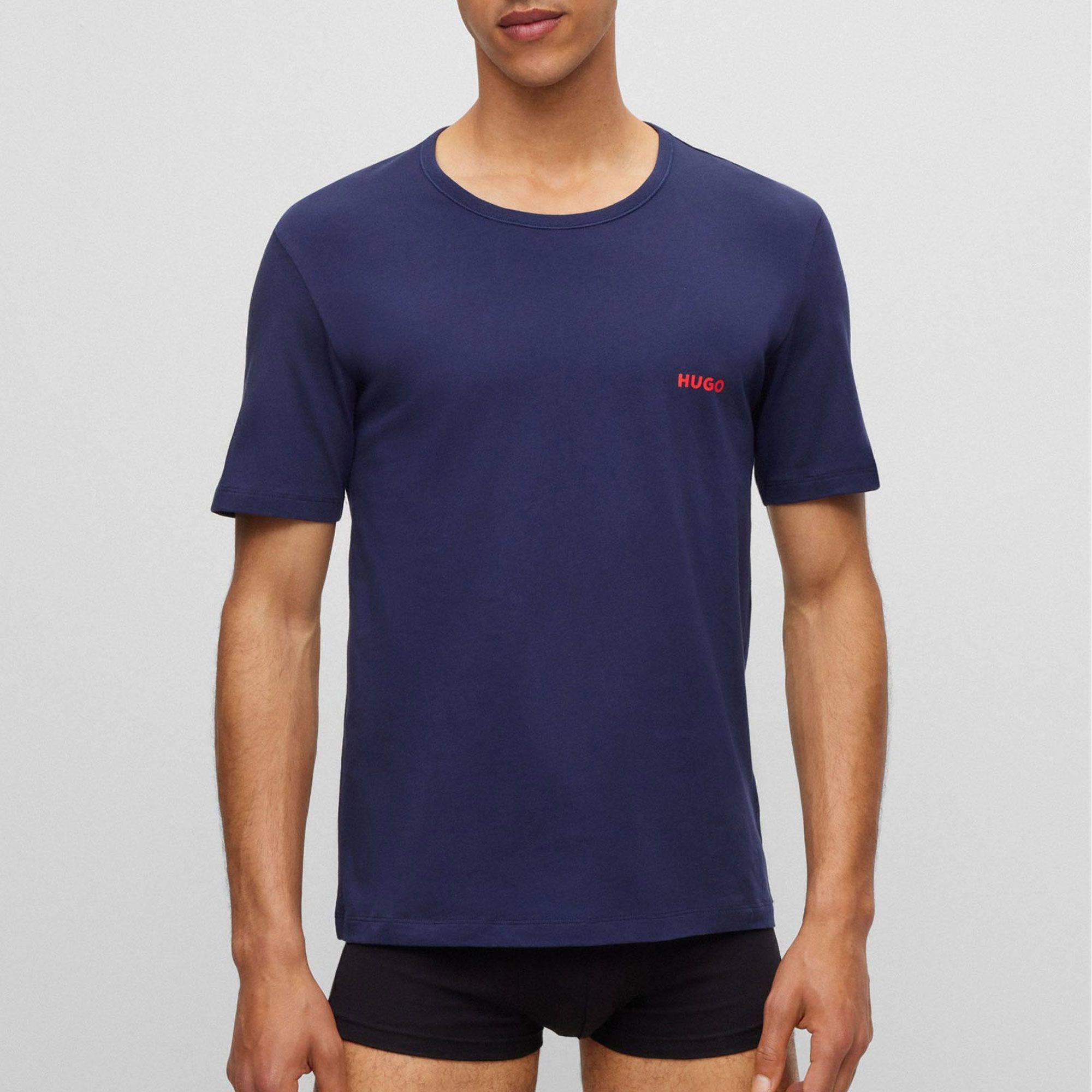 Boss Logoprint Crew Neck Shirts Heren (3-pack)