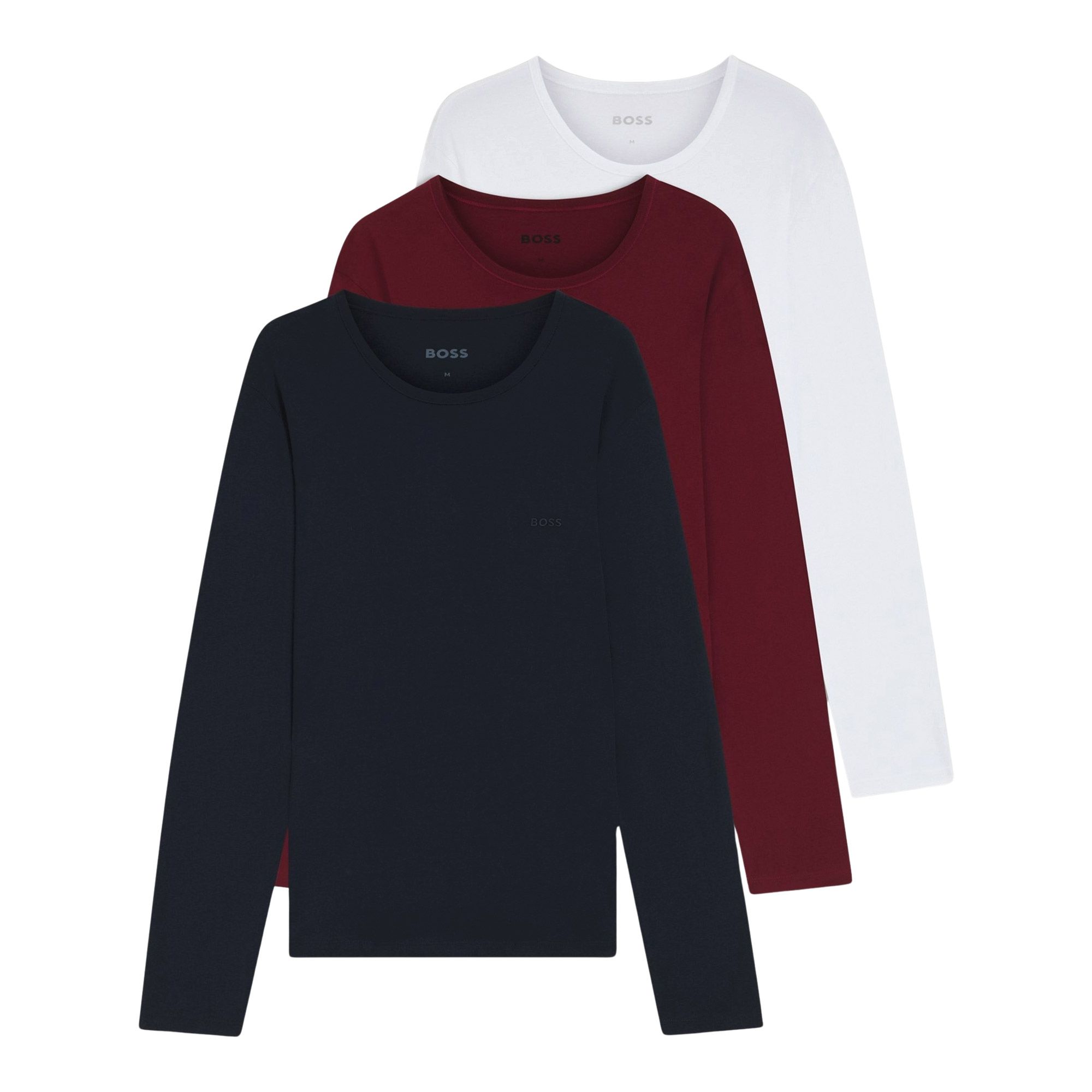 Boss LS Shirts Heren (3-pack)