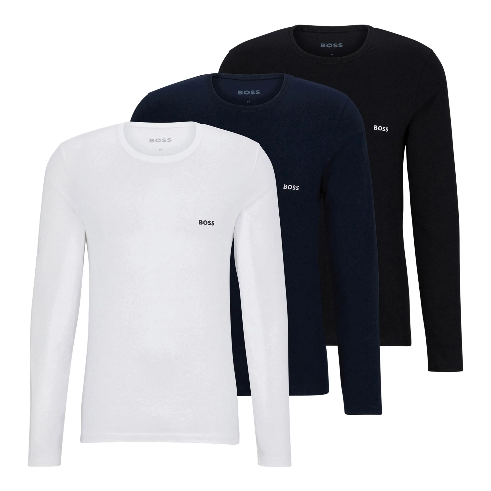 Boss LS Shirts Men (3-pack) | Plutosport