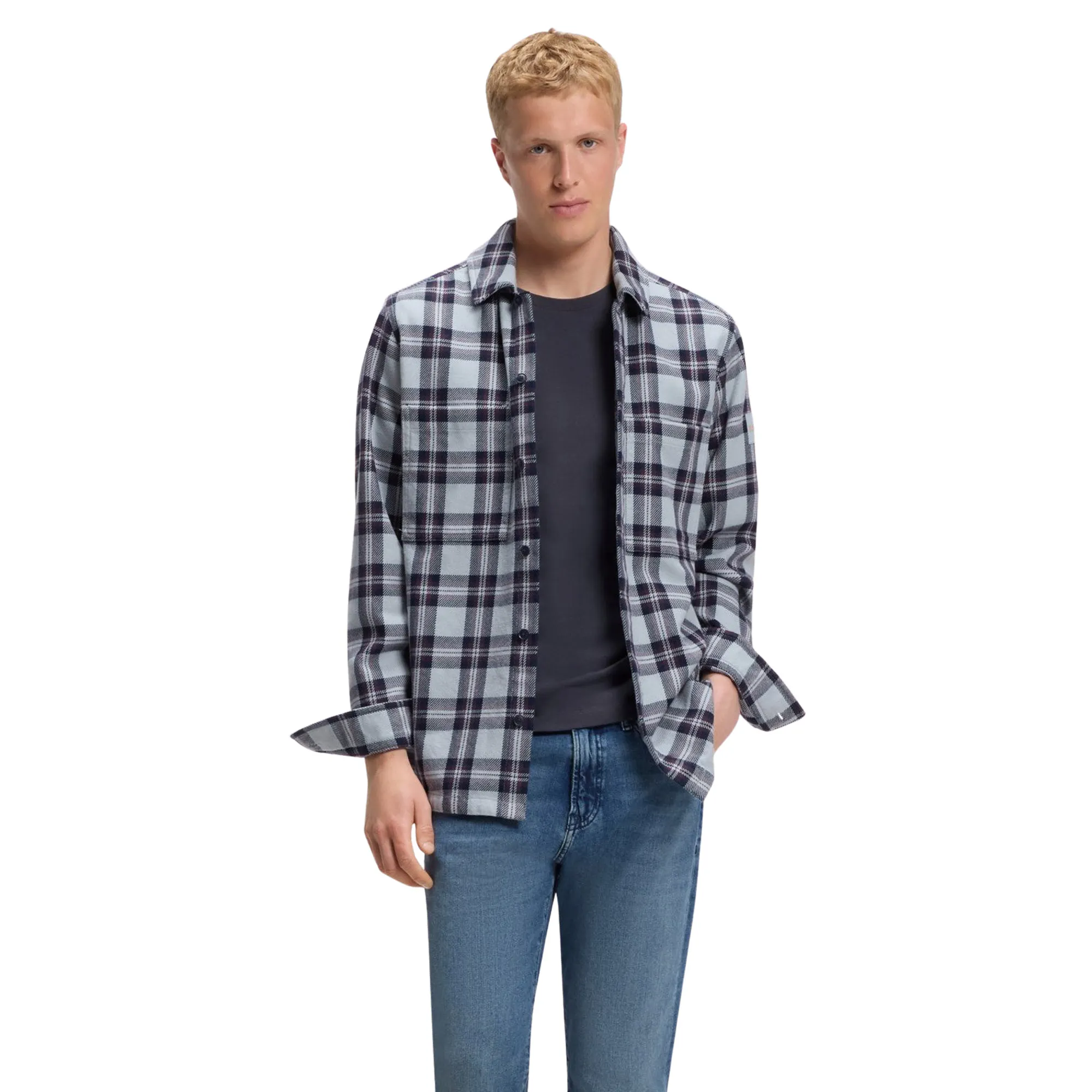 Boss Tales Logopatch Shirt Heren
