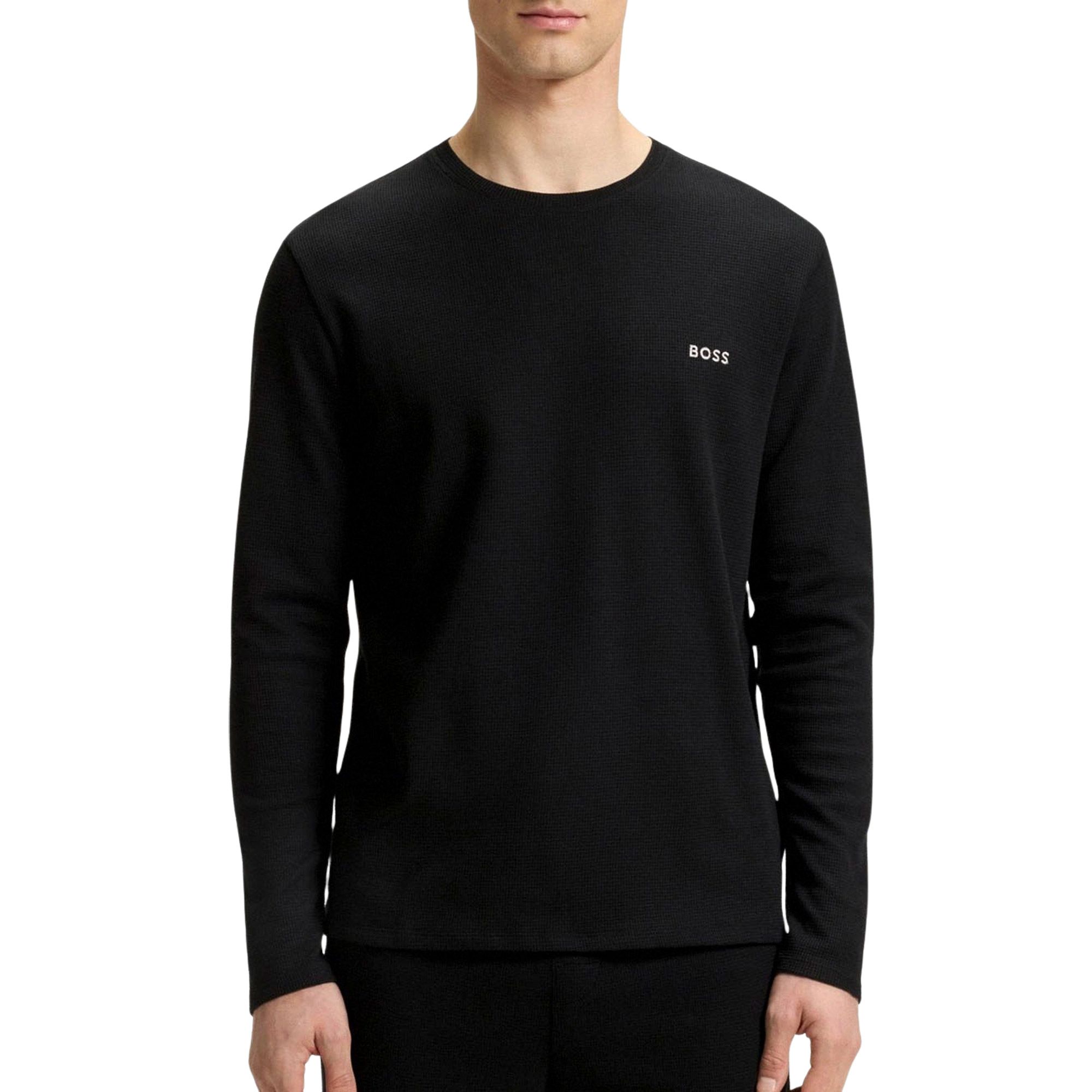 Boss Waffle Longsleeve Shirt Heren