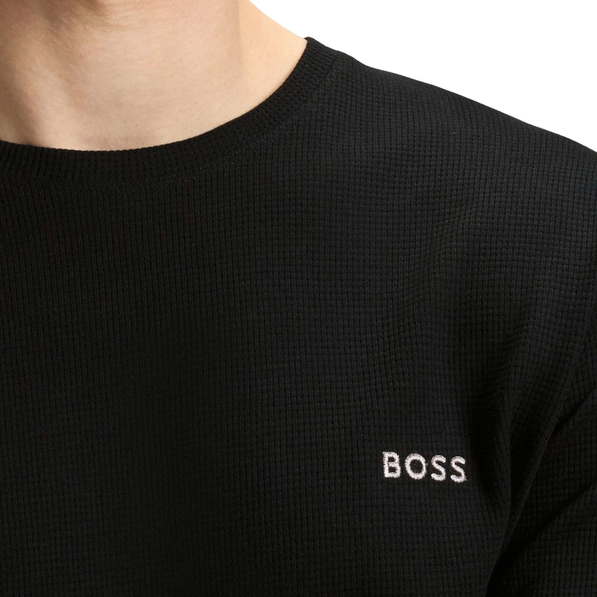 Boss Waffle Longsleeve Shirt Heren