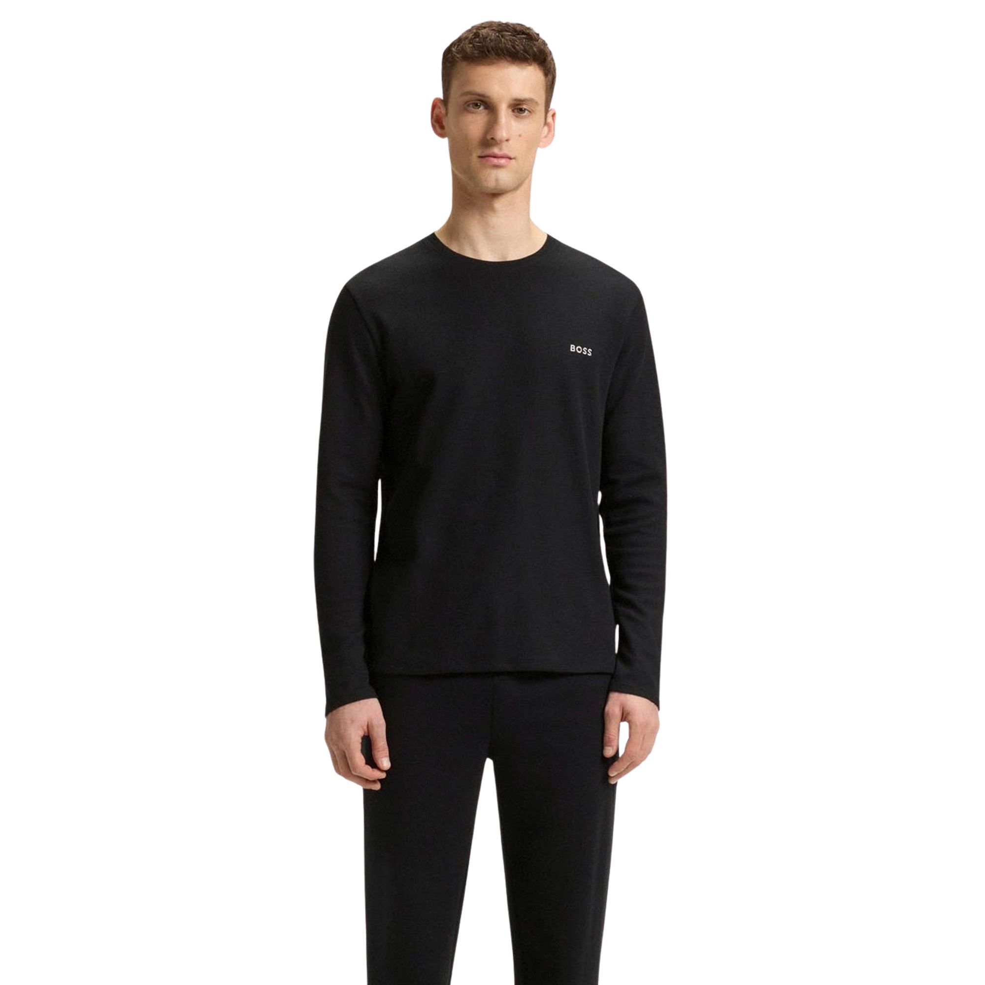 Boss Waffle Longsleeve Shirt Heren