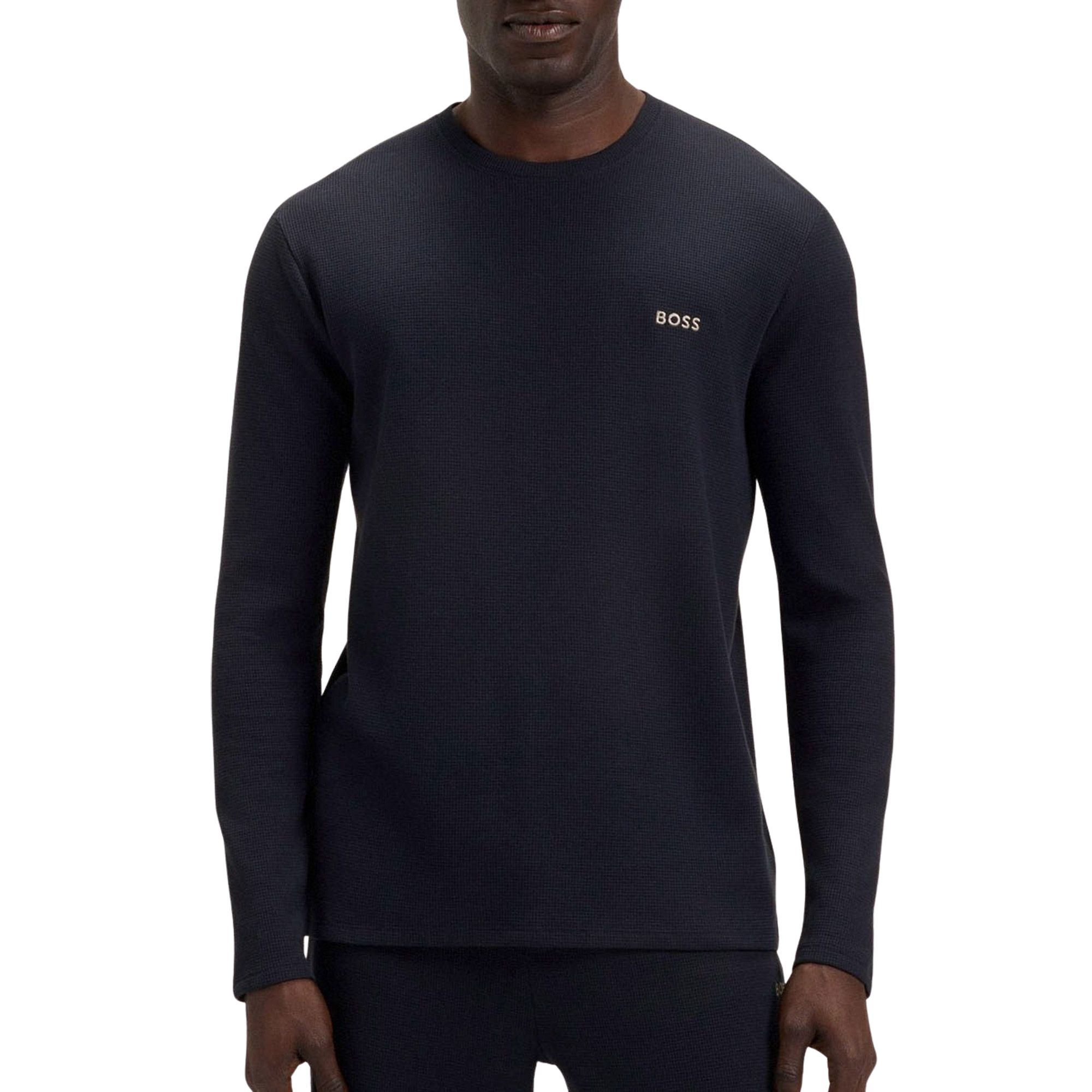 T-shirt Manches Longues Boss Waffle Hommes