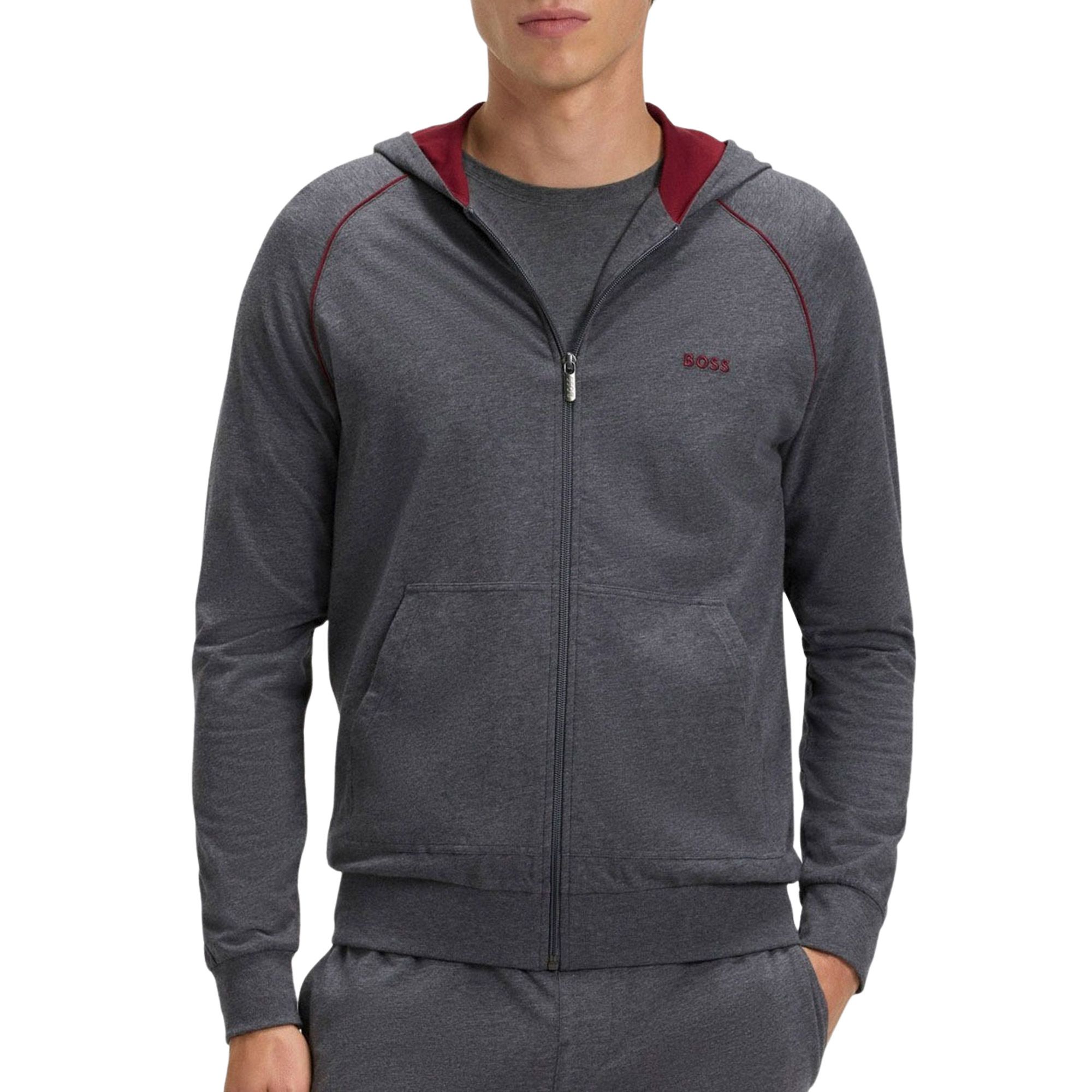 Boss Mix & Match Hooded Sweatvest Heren