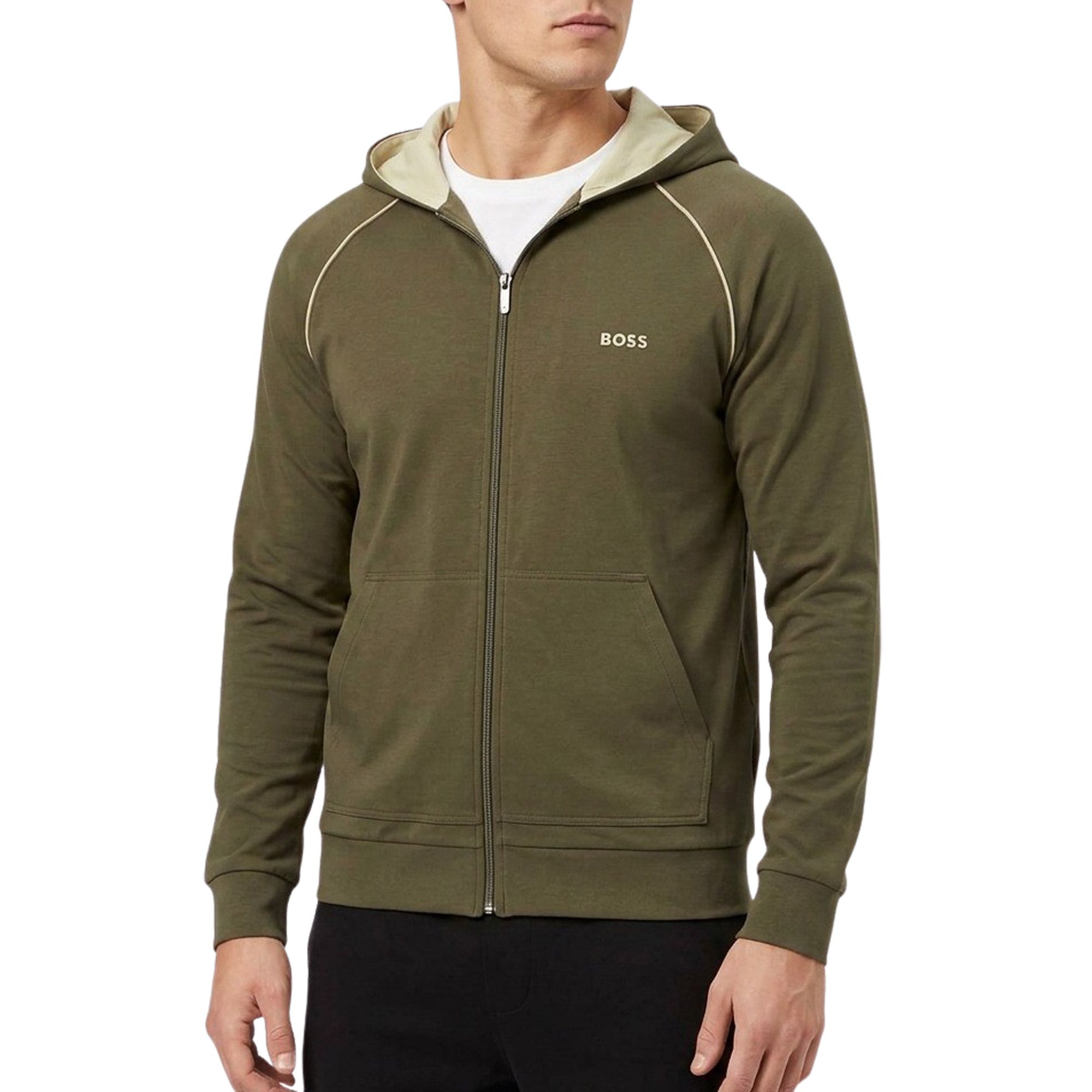 Boss Mix&amp;Match Hooded Sweatvest Heren