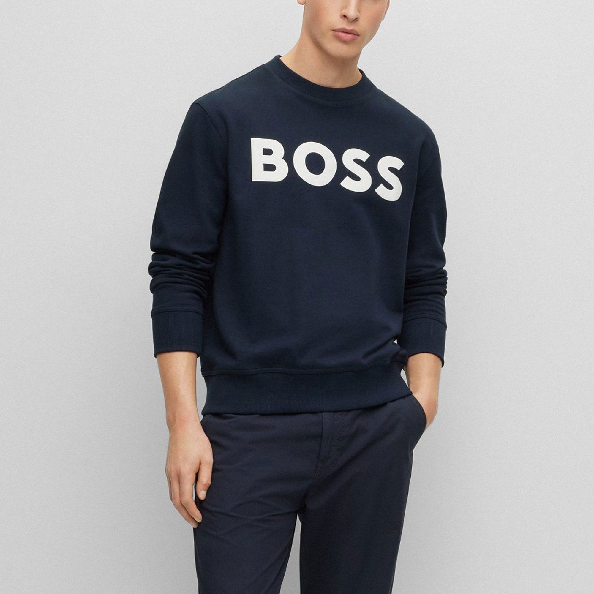 Boss WeBasicCrew Sweater Heren
