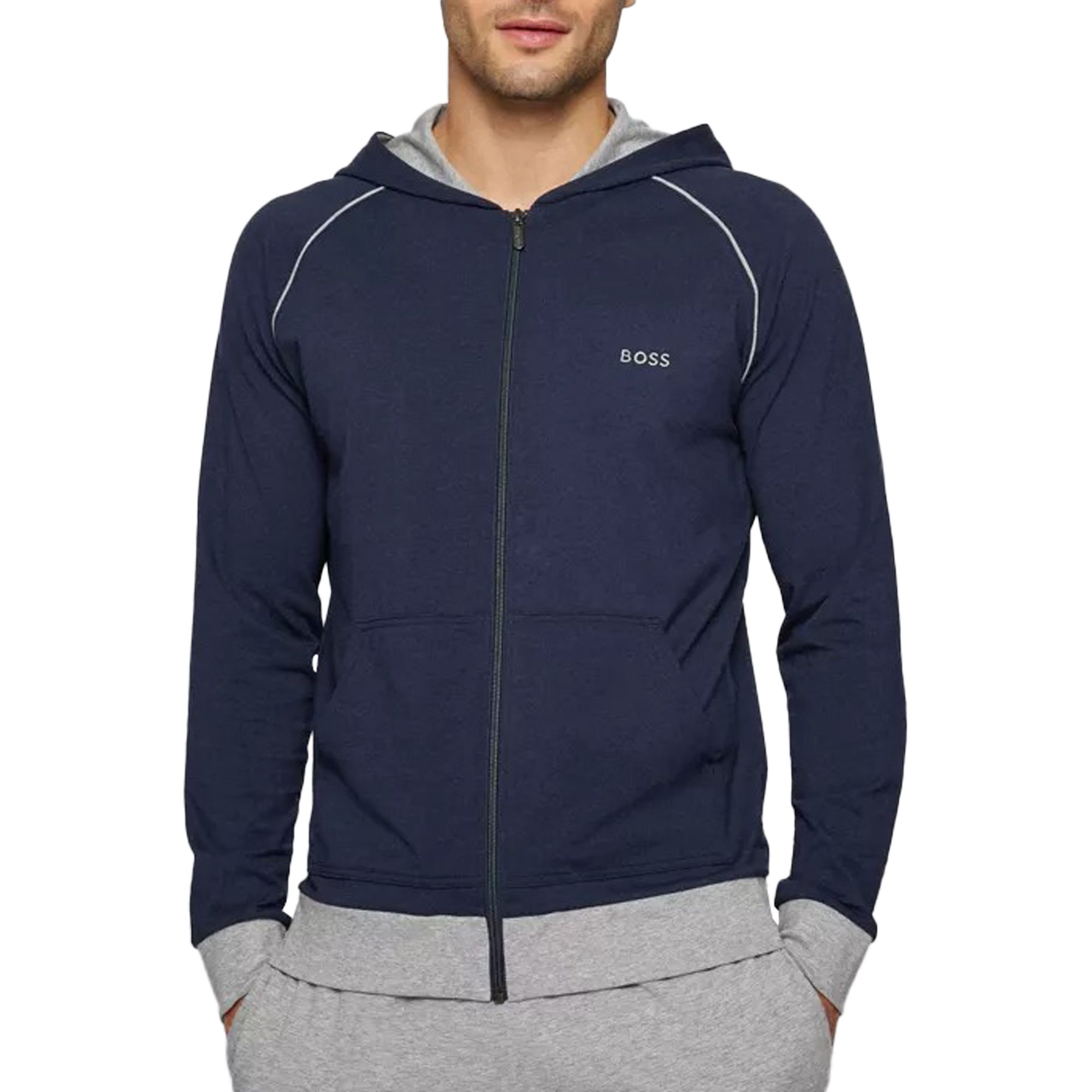 Boss Mix&Match Lounge Hooded Sweatvest Heren