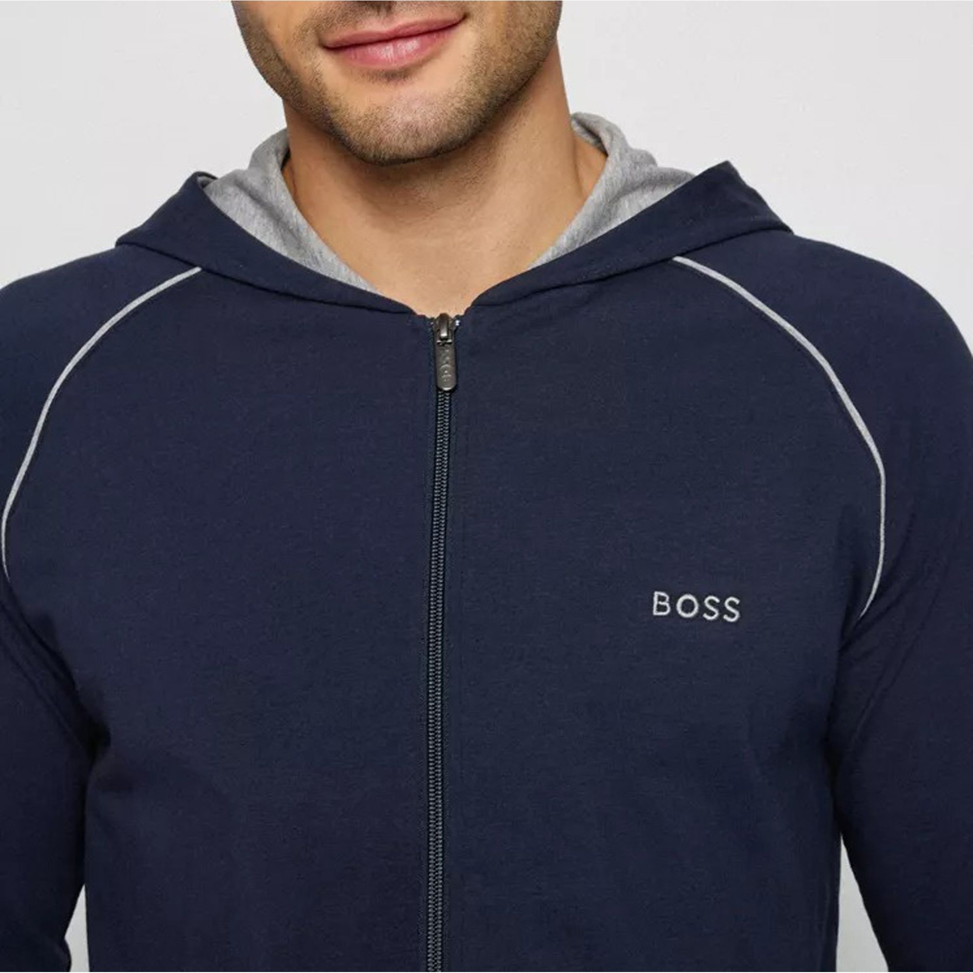 Boss Mix&Match Lounge Hooded Sweatvest Heren