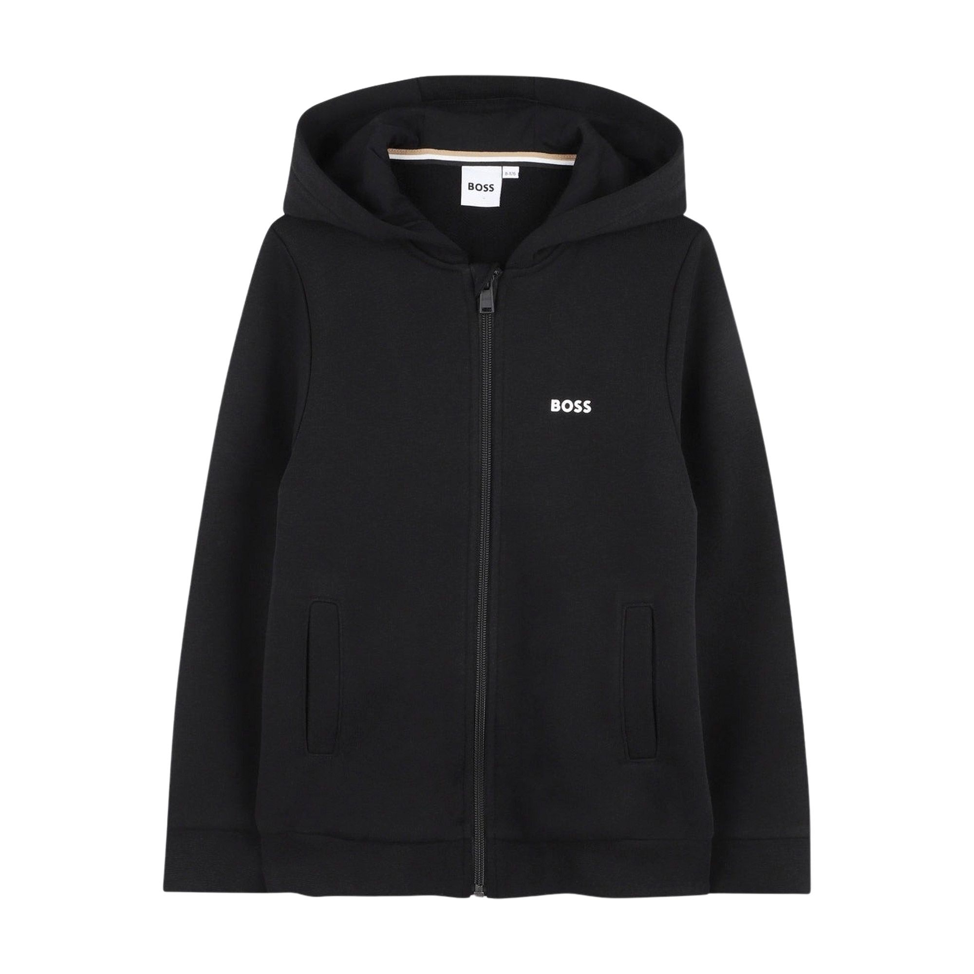 Boss Zip Up Hoodie Junior