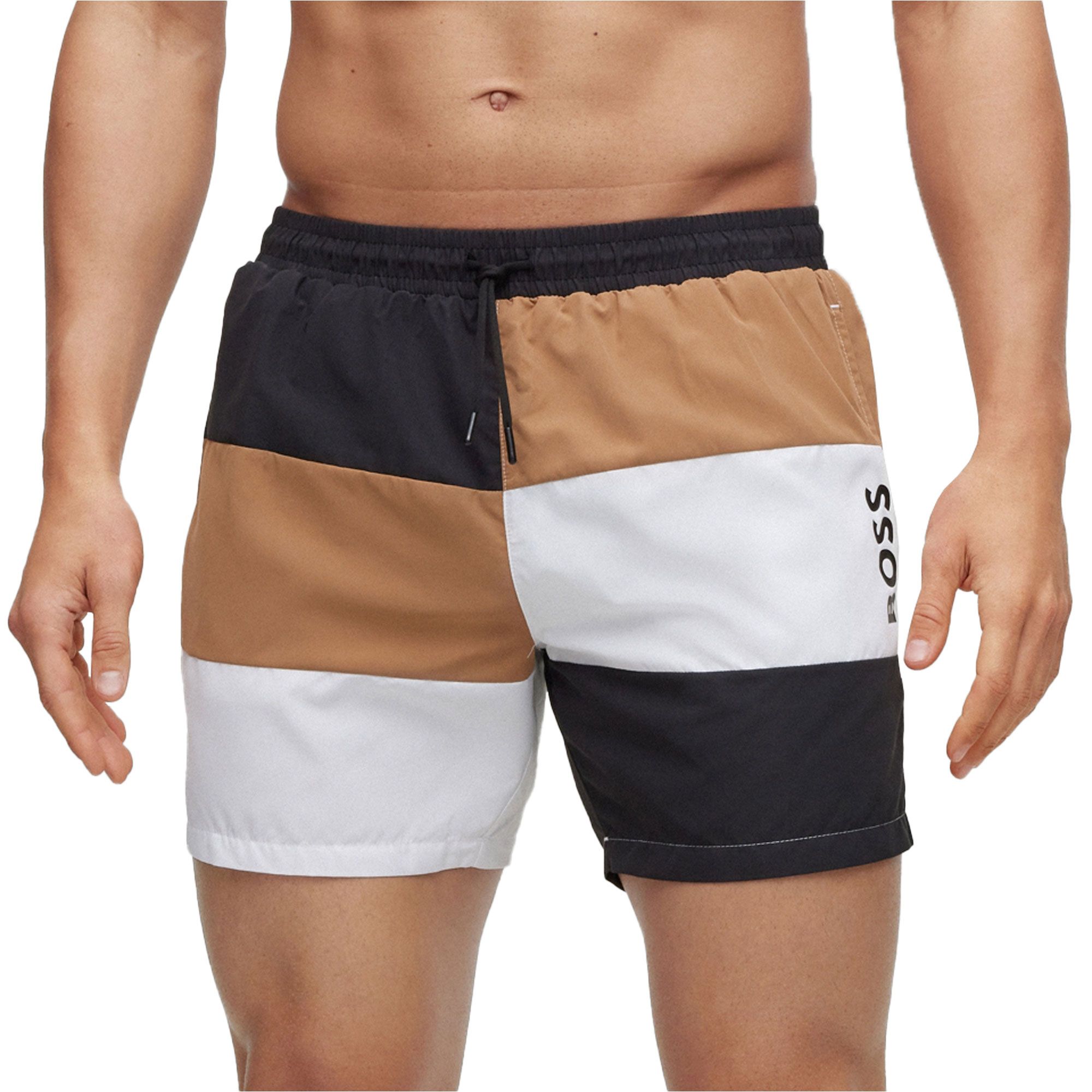 Boss Colour-blocked Zwemshort Heren