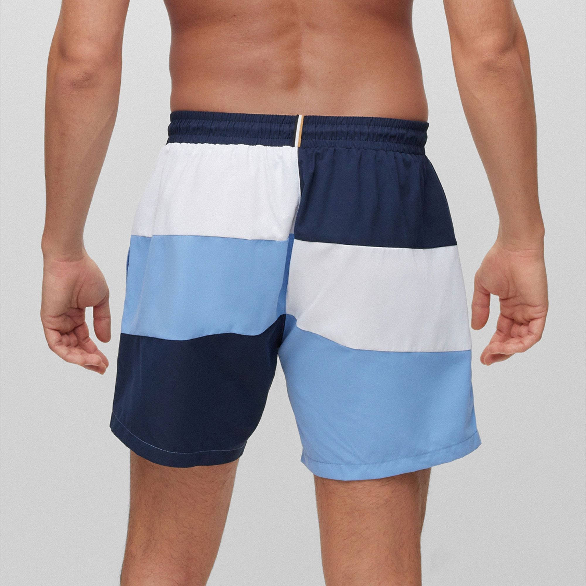 Boss Colour-blocked Zwemshort Heren