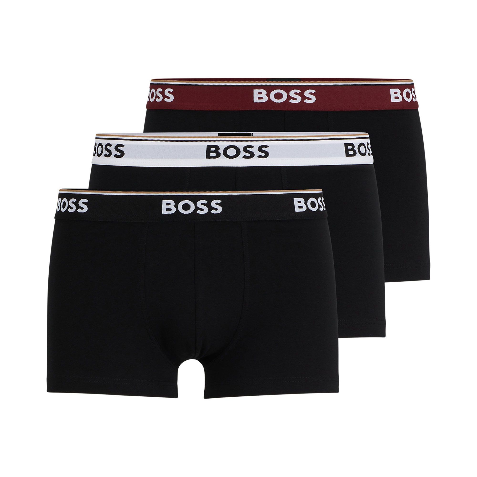 BOSS TRUNK 3 PACK - Boxershorts - Black/schwarz
