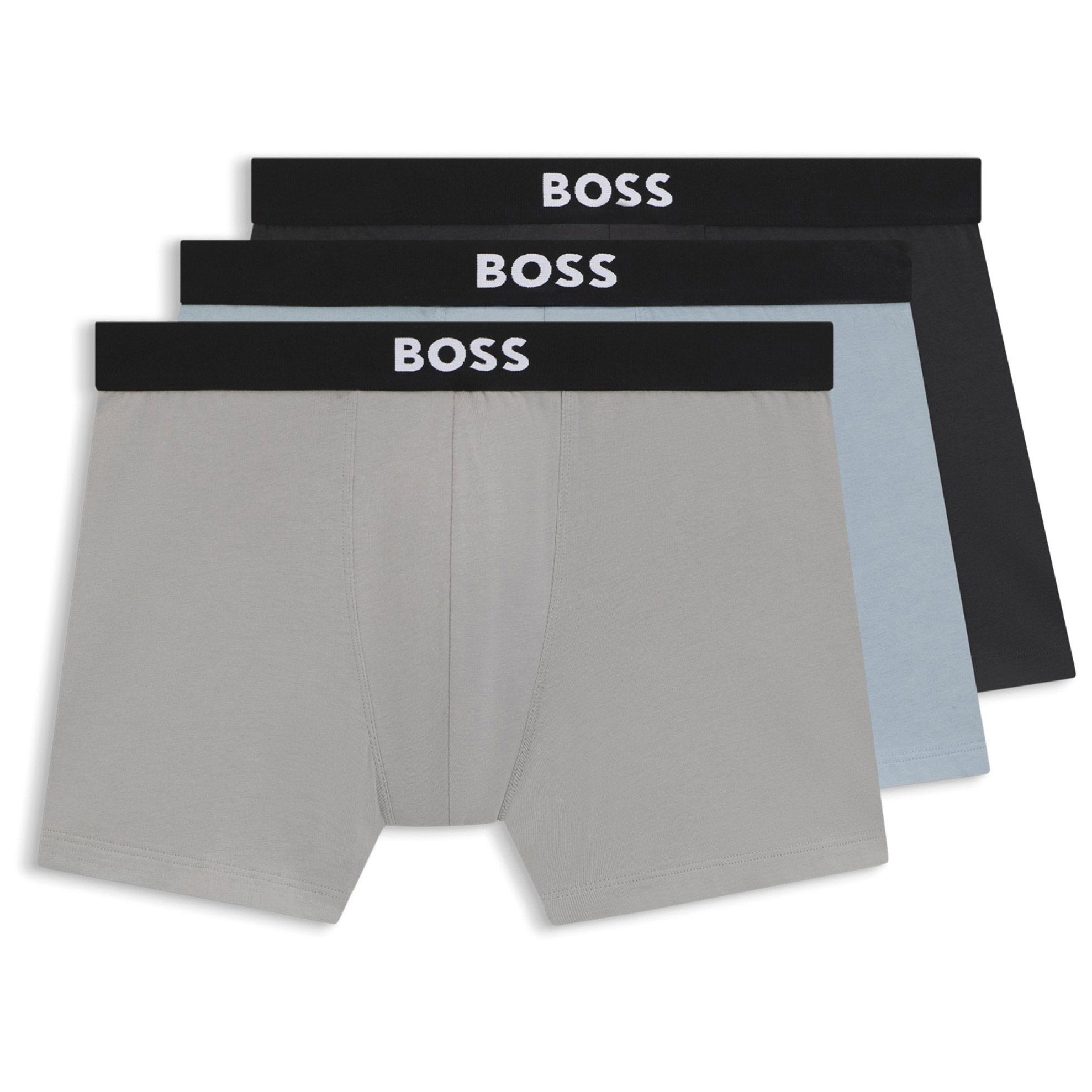 BOSS Heren Trunk 5P Essential Boxershorts, Open Blue460, S