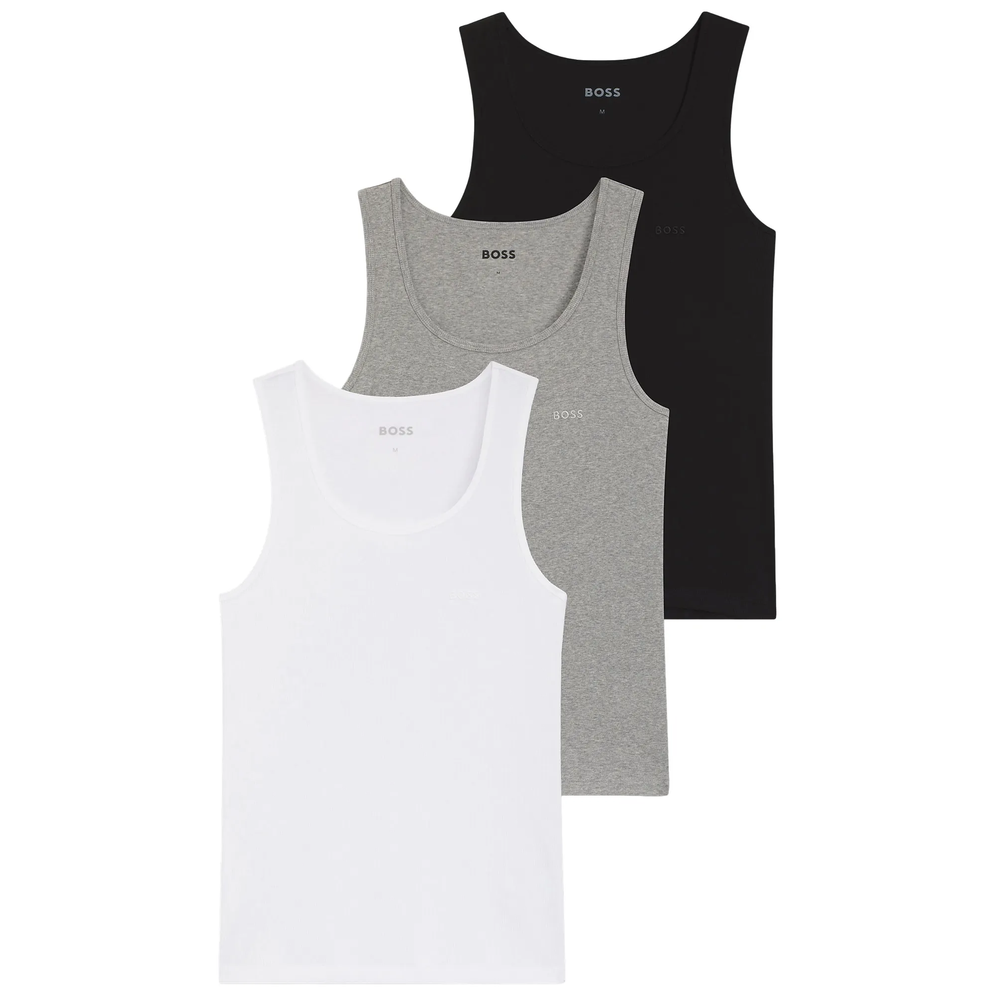 Boss Tanktop Rib Classic (3-pack) Heren