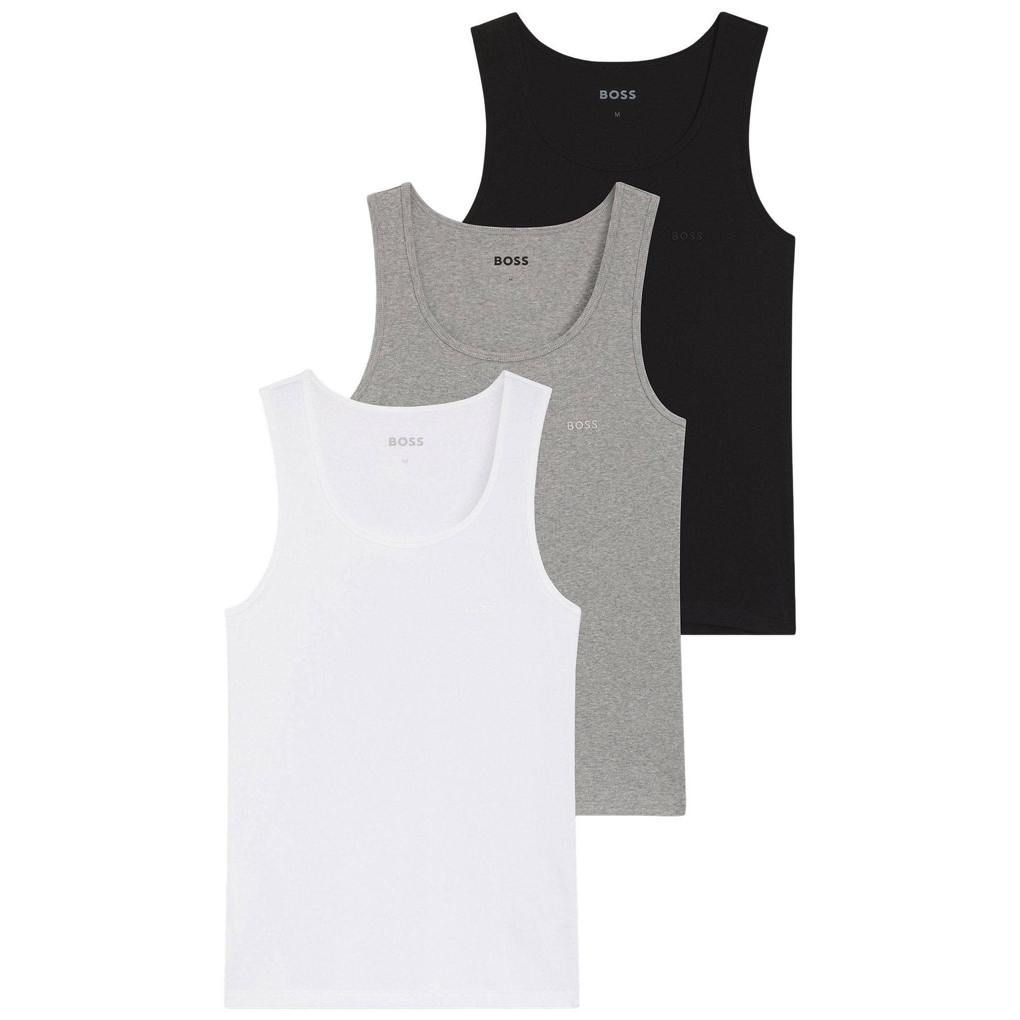 Boss Tanktop Rib Classic (3-pack) Heren