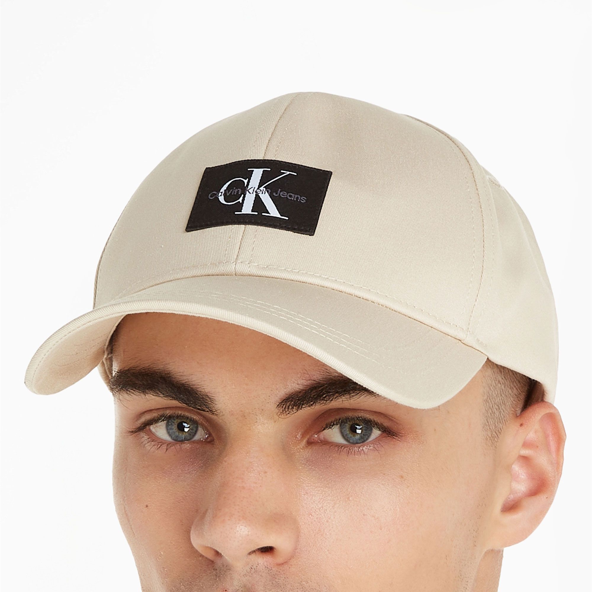 Calvin Klein Mono Logo Patch Cap Heren