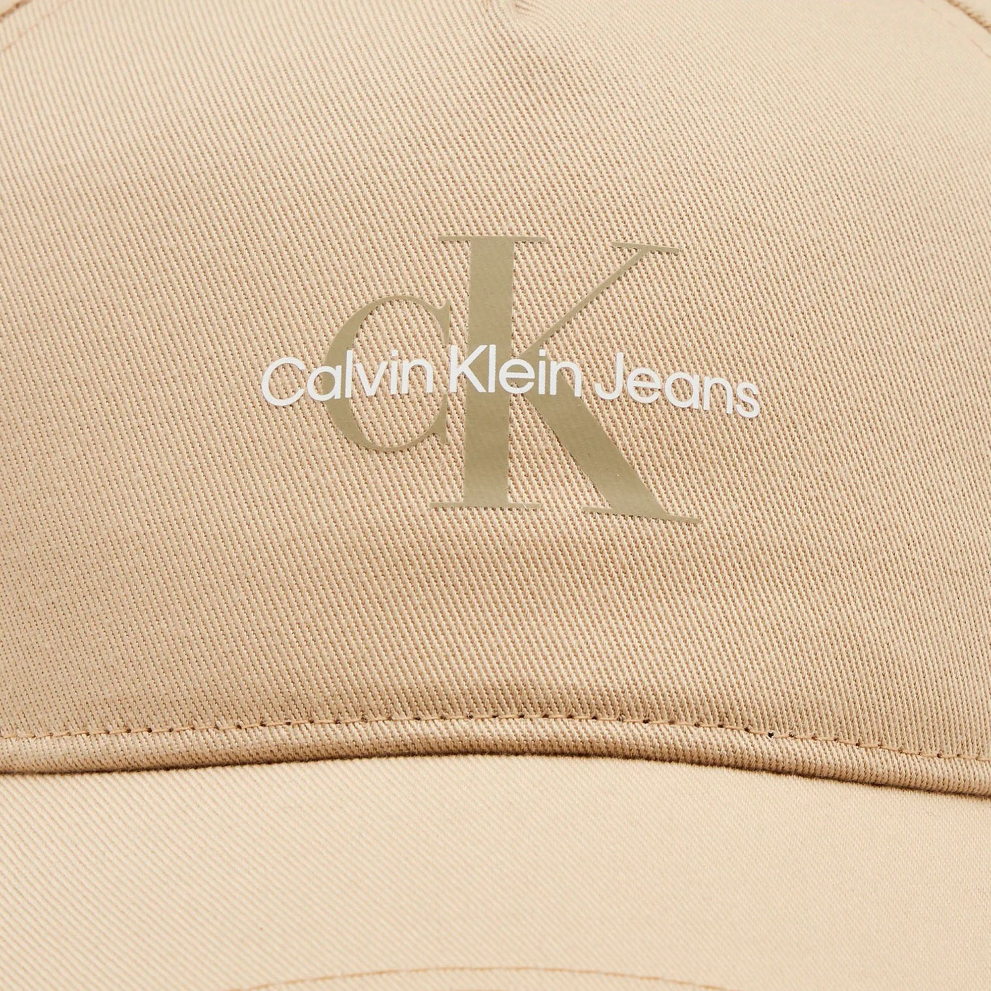 Calvin Klein Mono Logo Print Cap Heren
