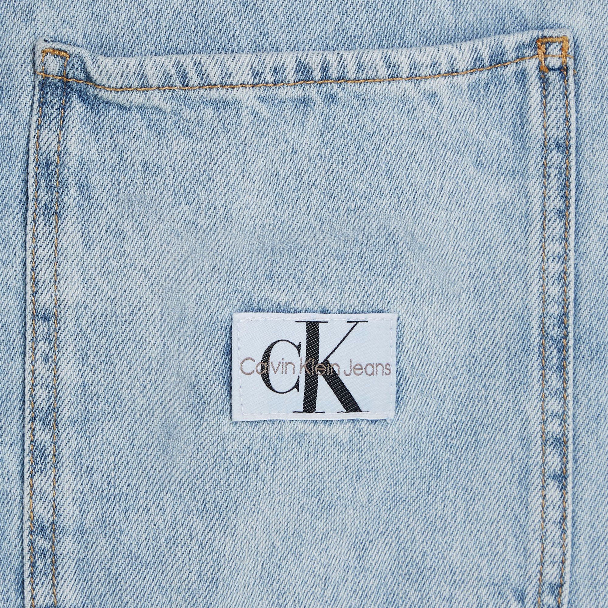 Calvin Klein Linear Denim Overhemd Heren