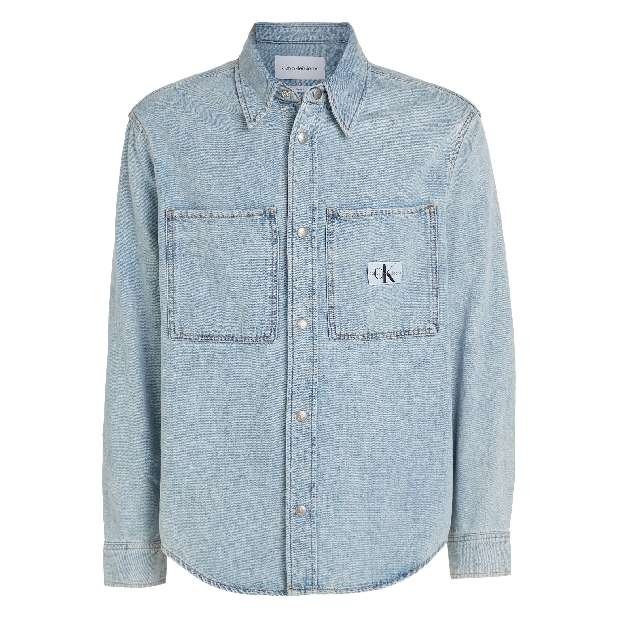 Calvin Klein Linear Denim Overhemd Heren