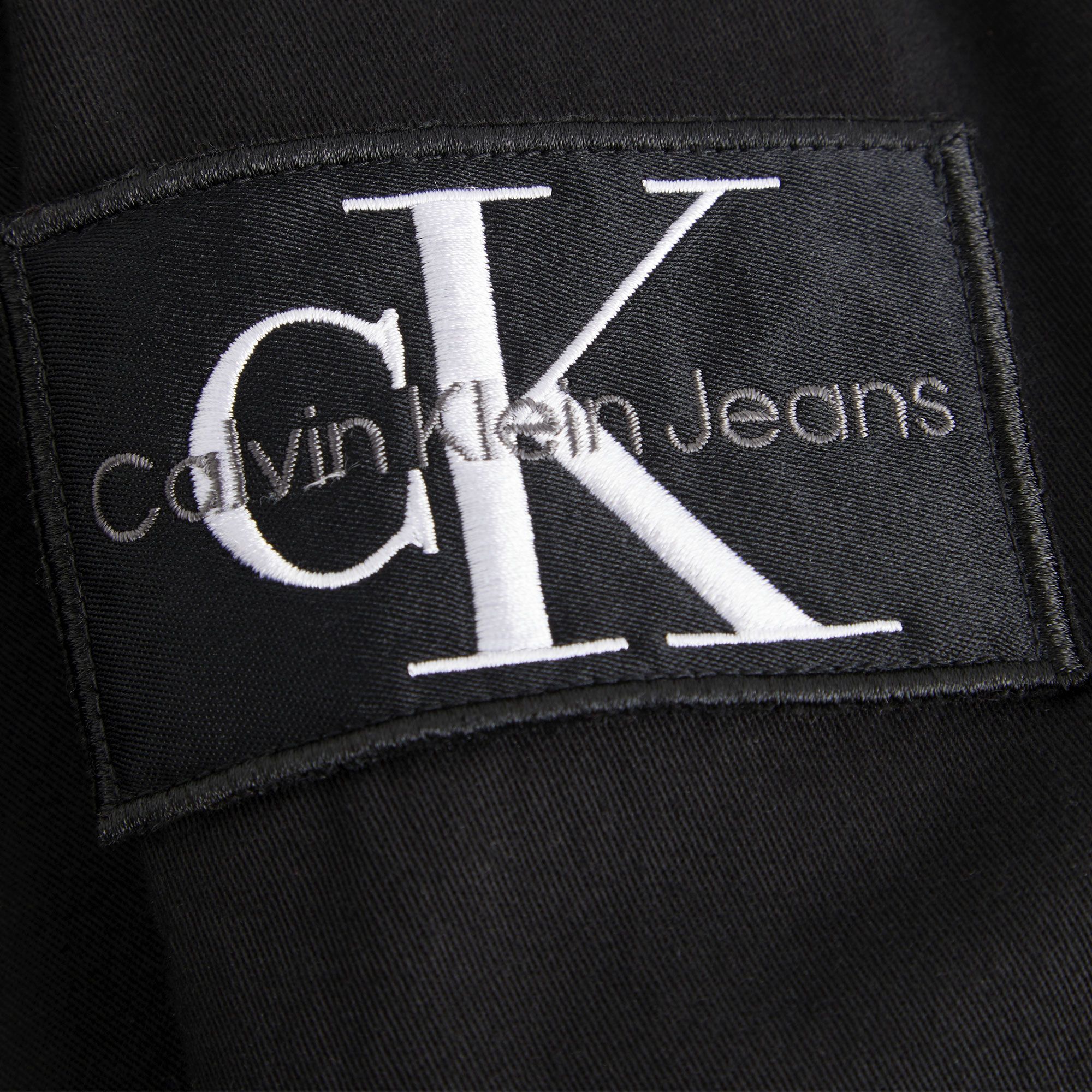 Calvin Klein Monologo Badge Relaxed Overhemd Heren