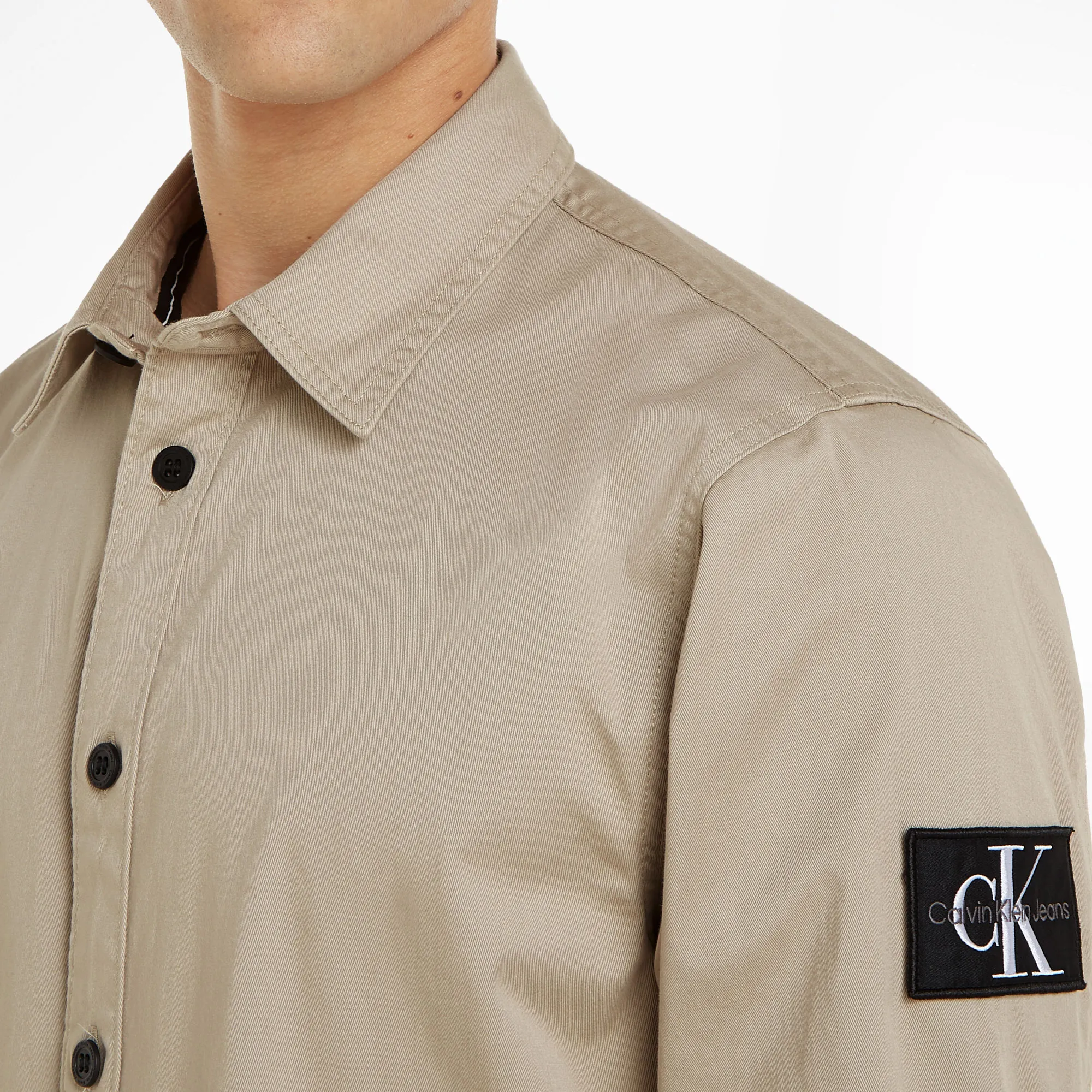Chemise casual Calvin Klein Monologo Badge Relaxed 