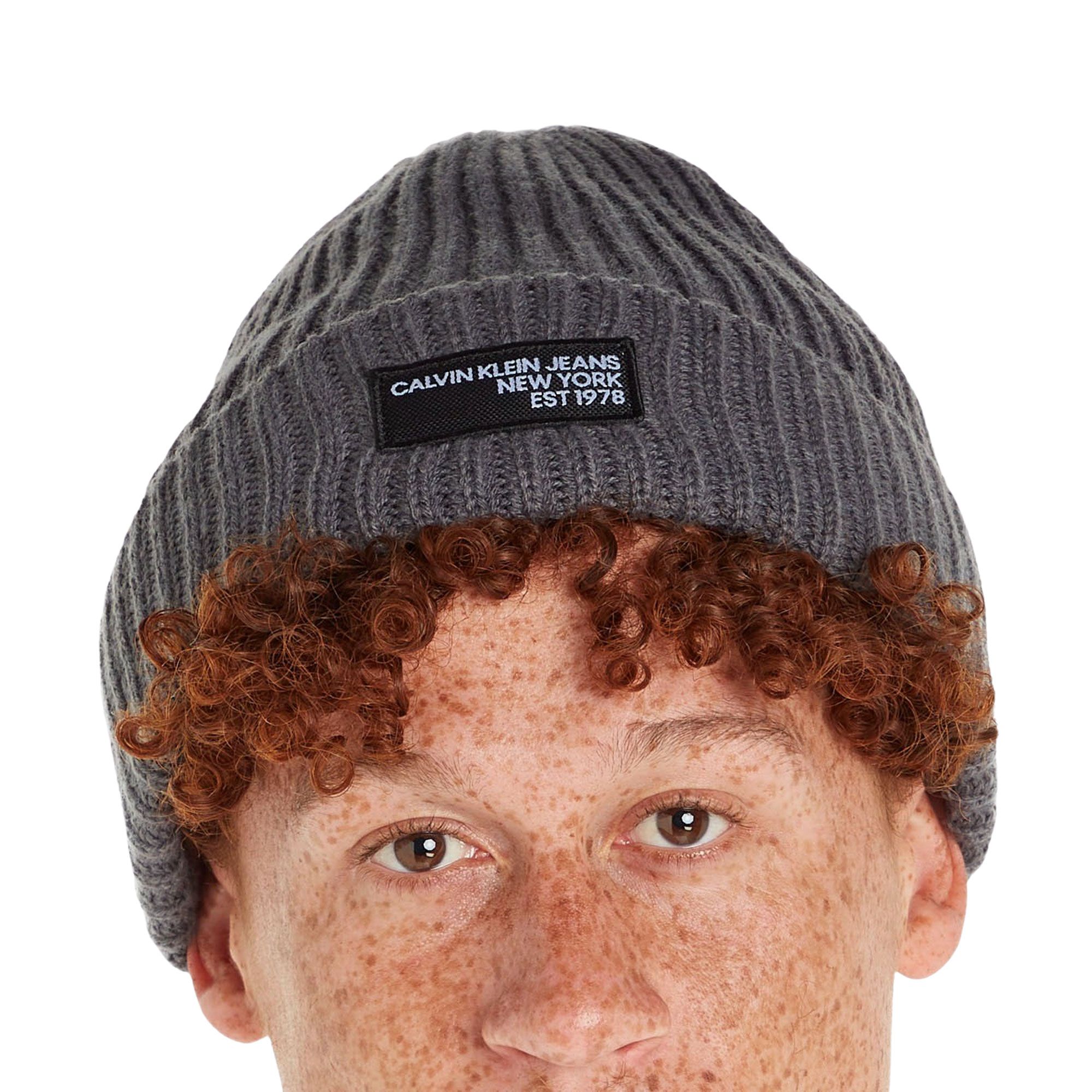 Calvin Klein Seasonal Patch Beanie Heren